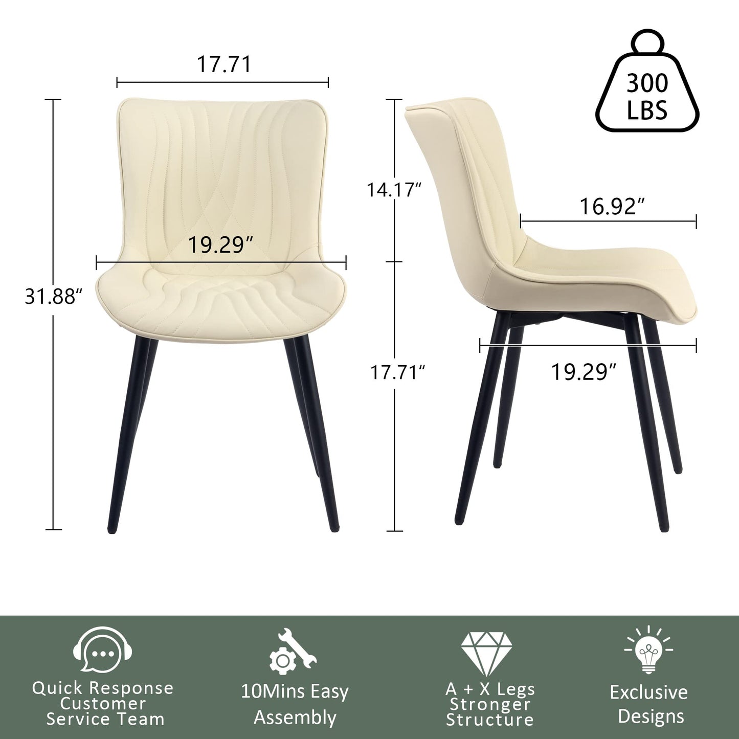 2 Mid-Century Dining Chairs