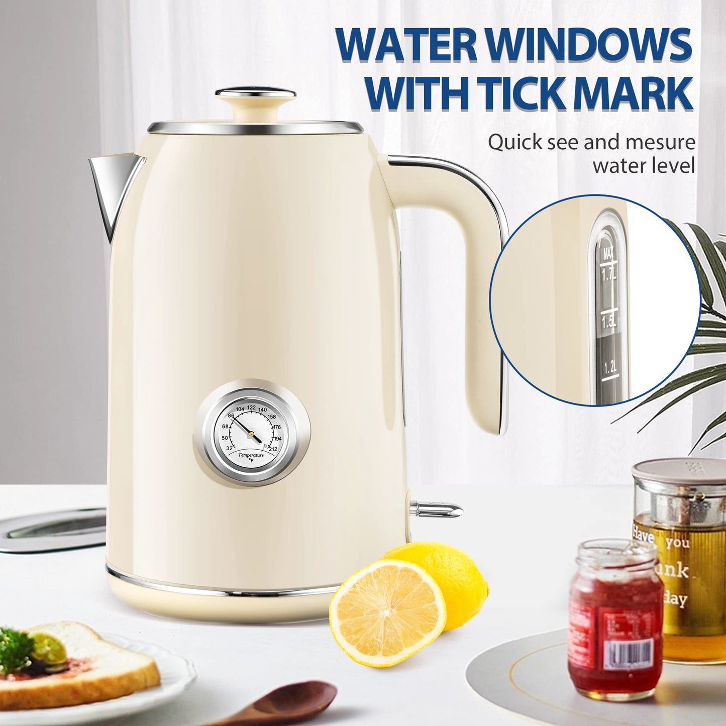 1.7L Electric Kettle – PUKOMC