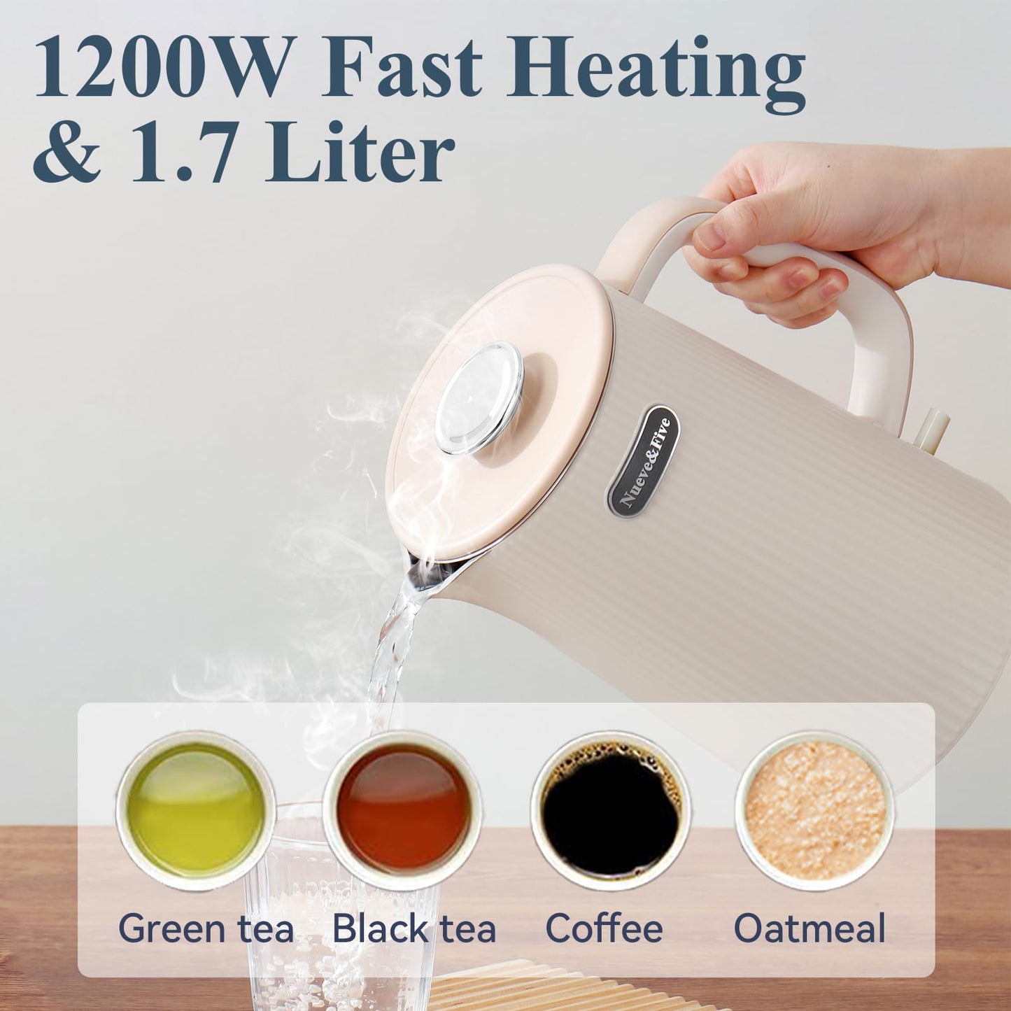 1.7L Electric Kettle – Nueve\&Five