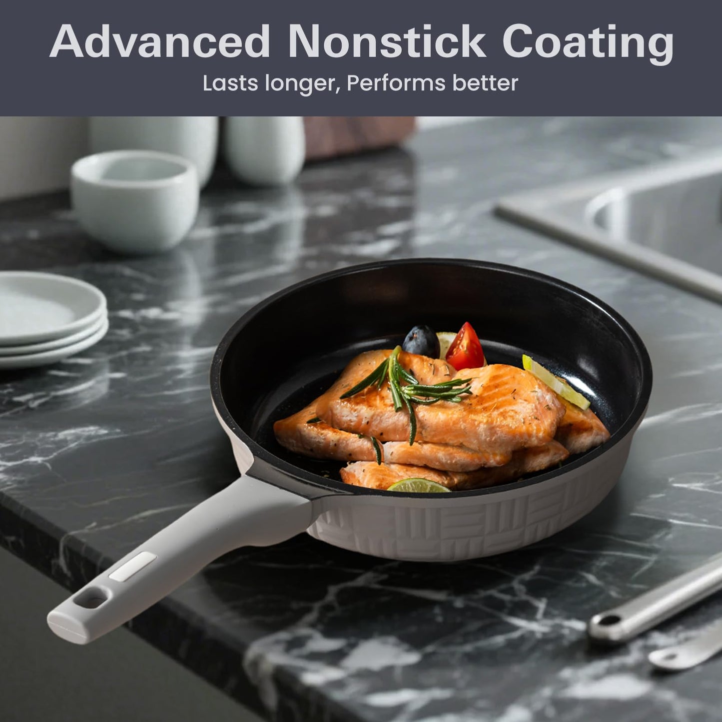 UCCLIFE 22-Pc Cookware Set