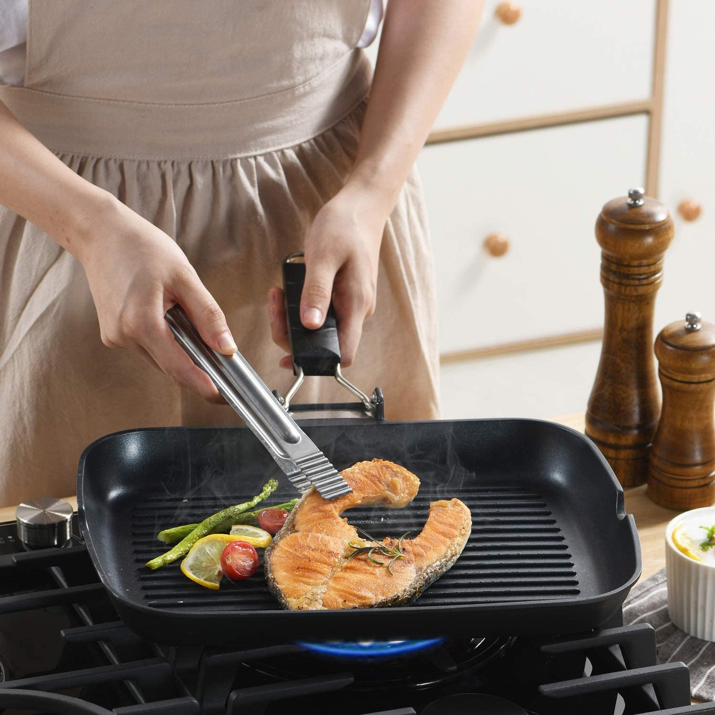 S·KITCHN 12" Cast Aluminum Griddle