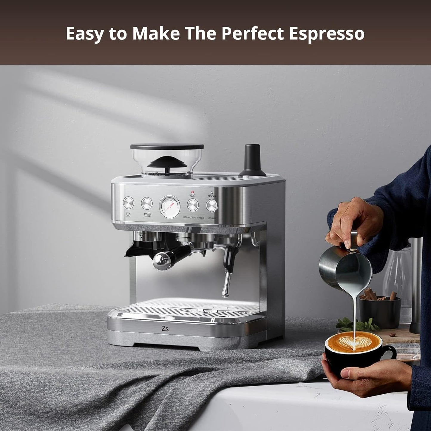 20-Bar Semi-Automatic Espresso Machine