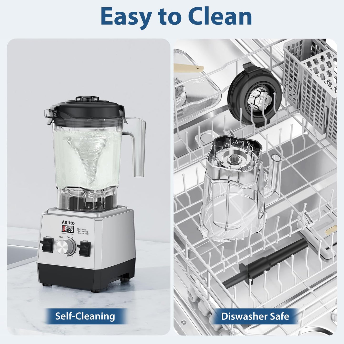 Aeitto 1500W Countertop Blender