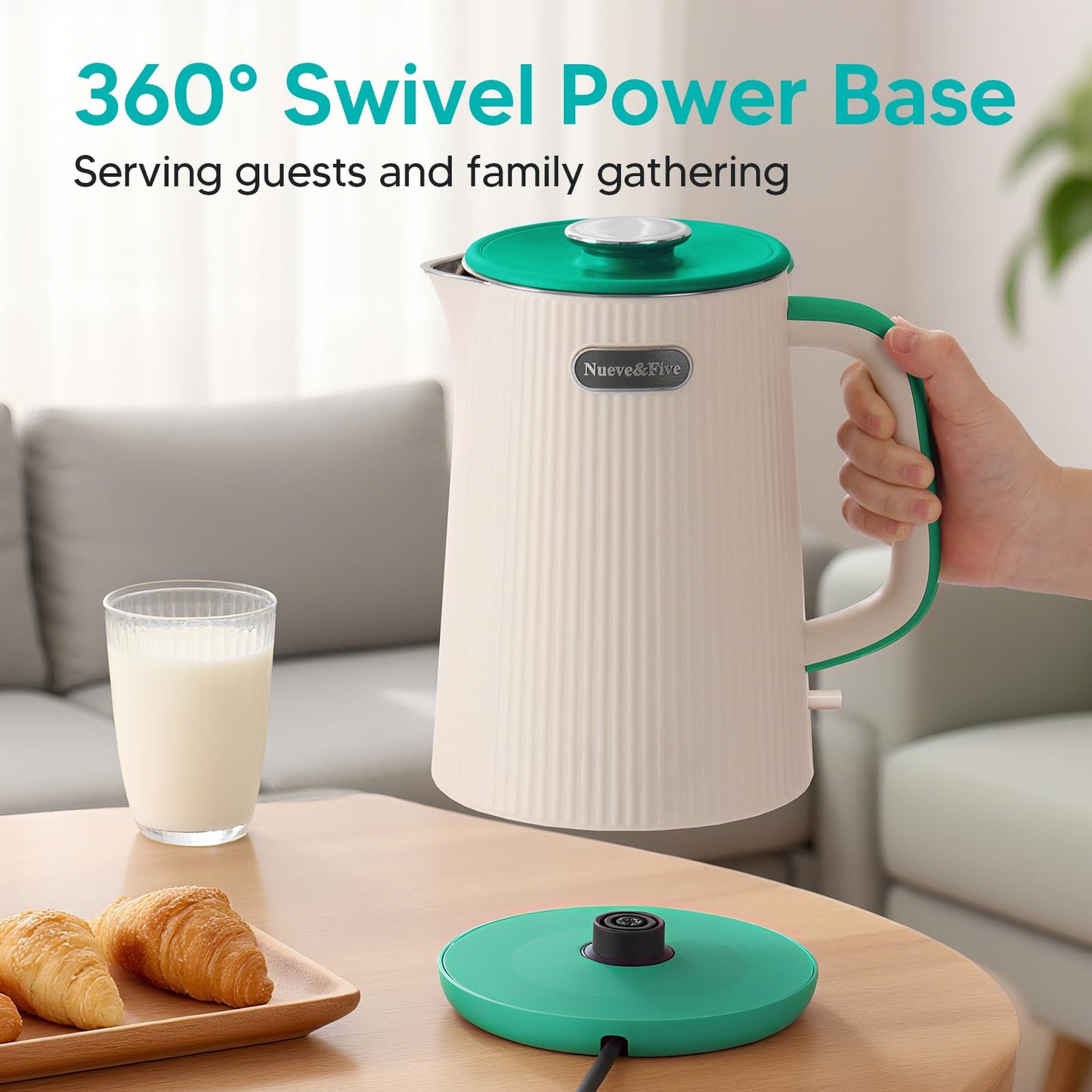 1.7L Electric Kettle – Nueve\&Five