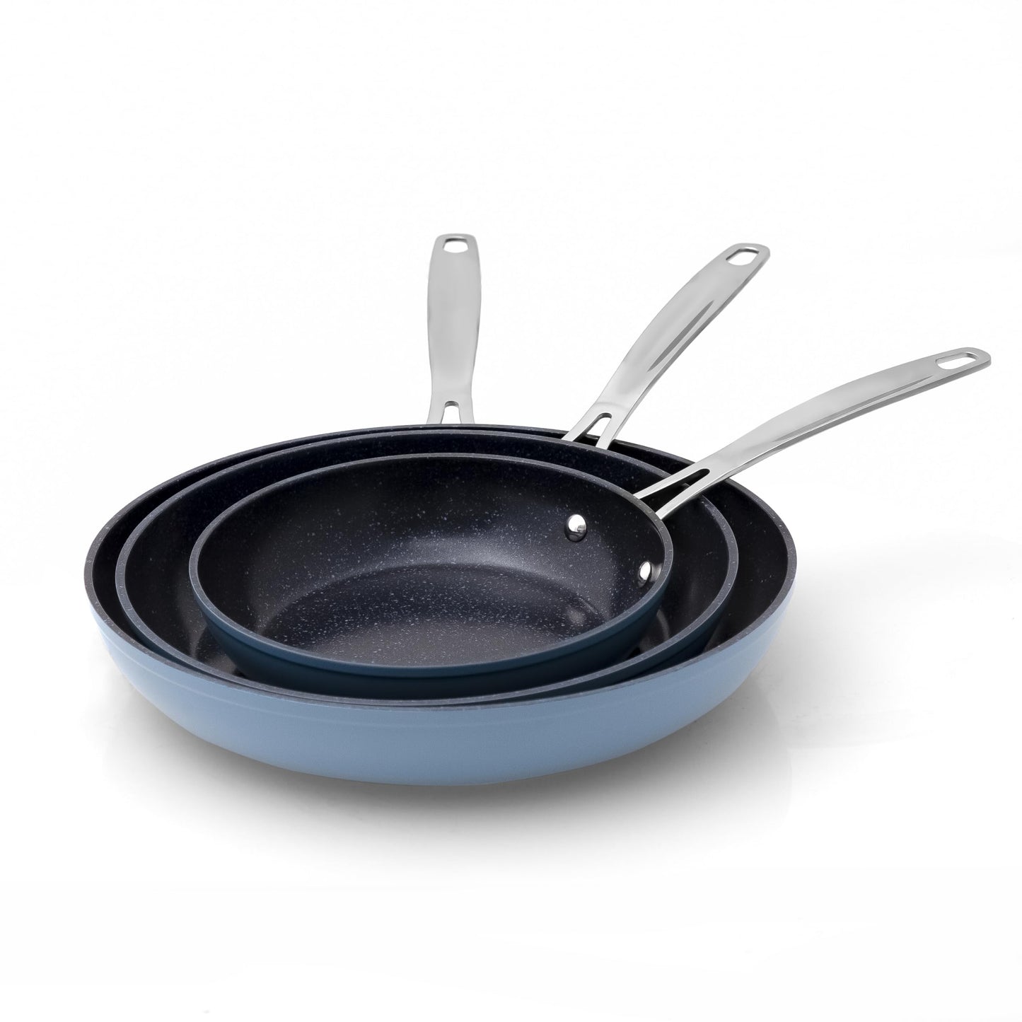 Nuwave 3-Pc Ceramic Fry Pan Set
