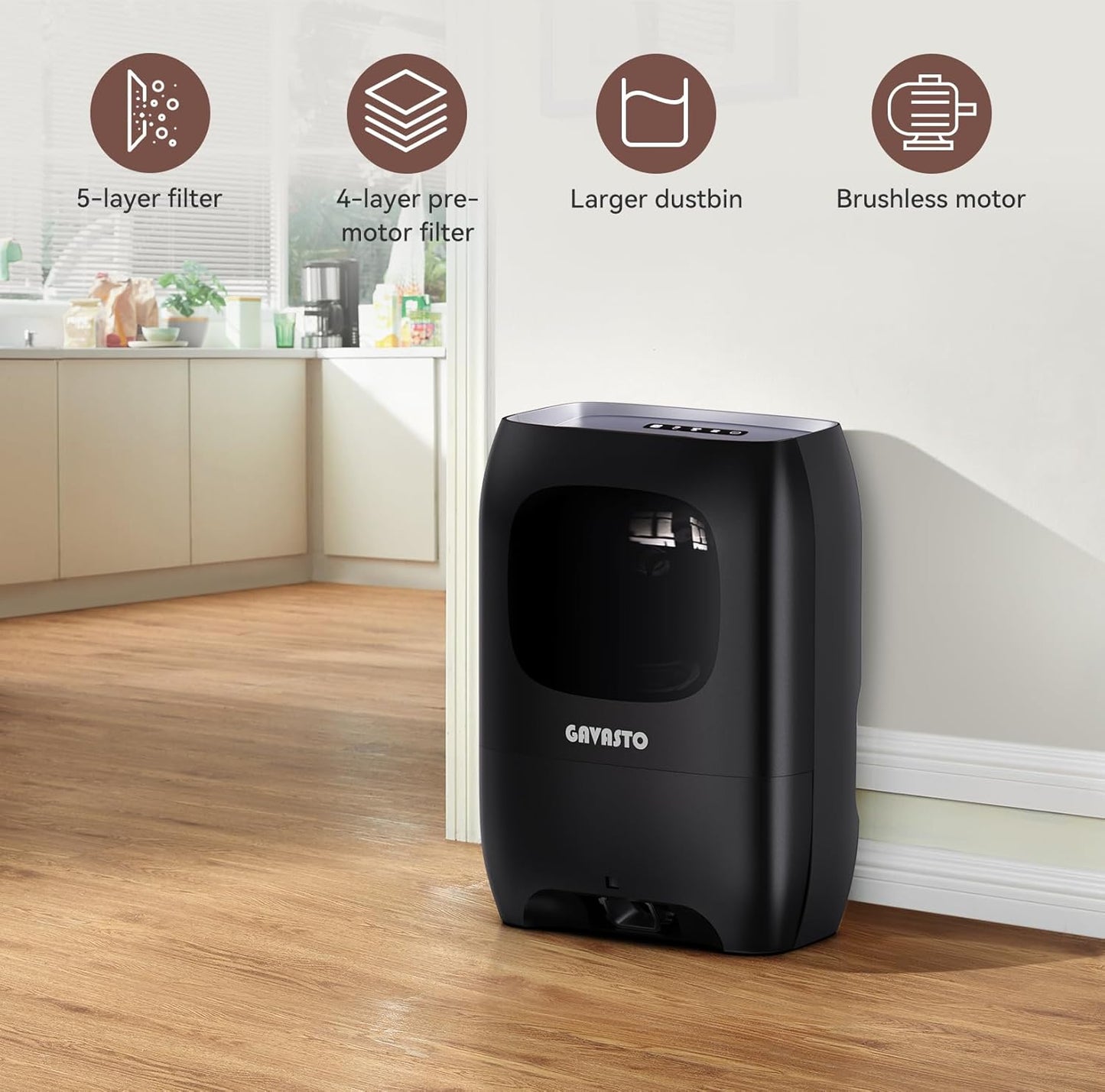 Pro Touchless Auto Vacuum – Gun Gray