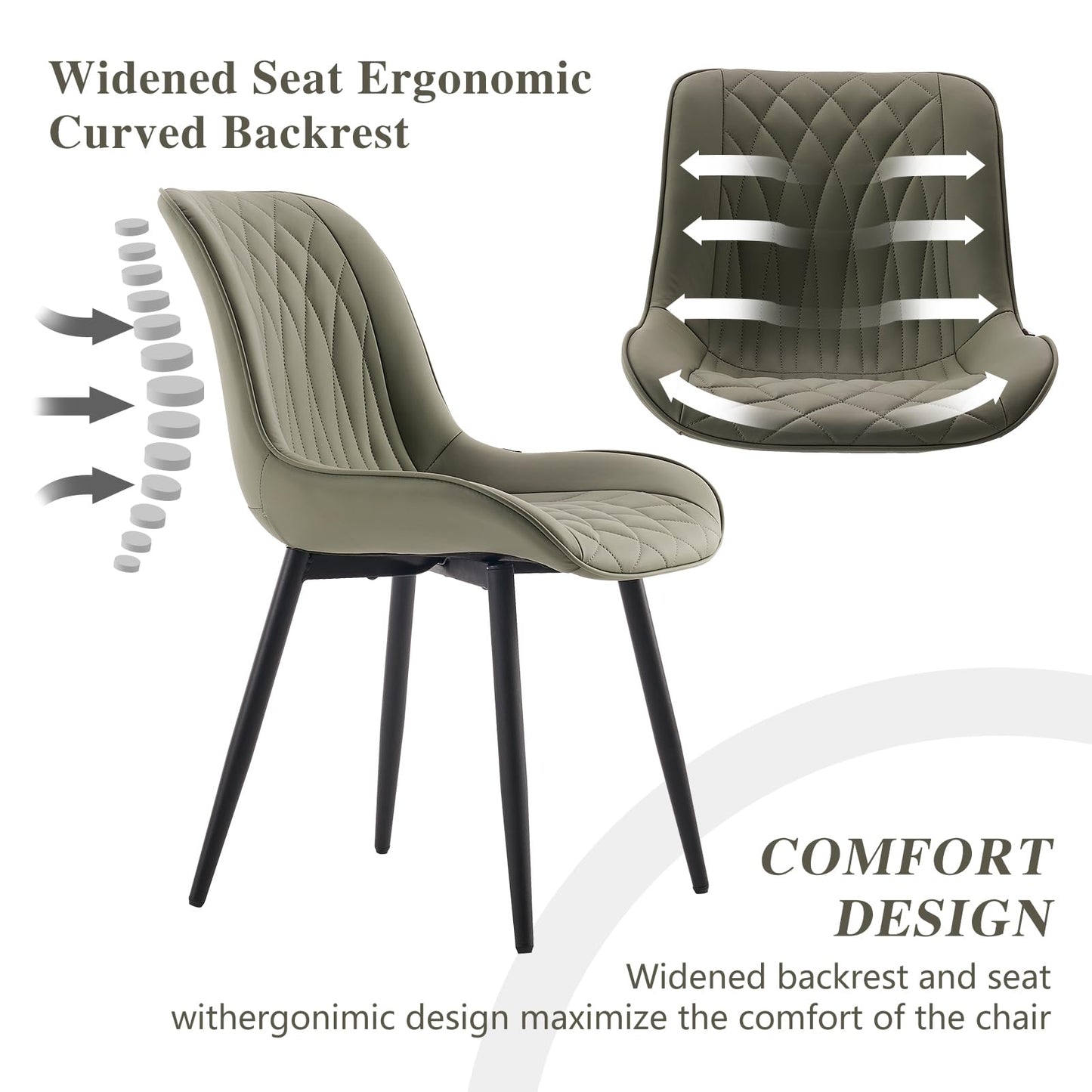 2 Mid-Century Dining Chairs