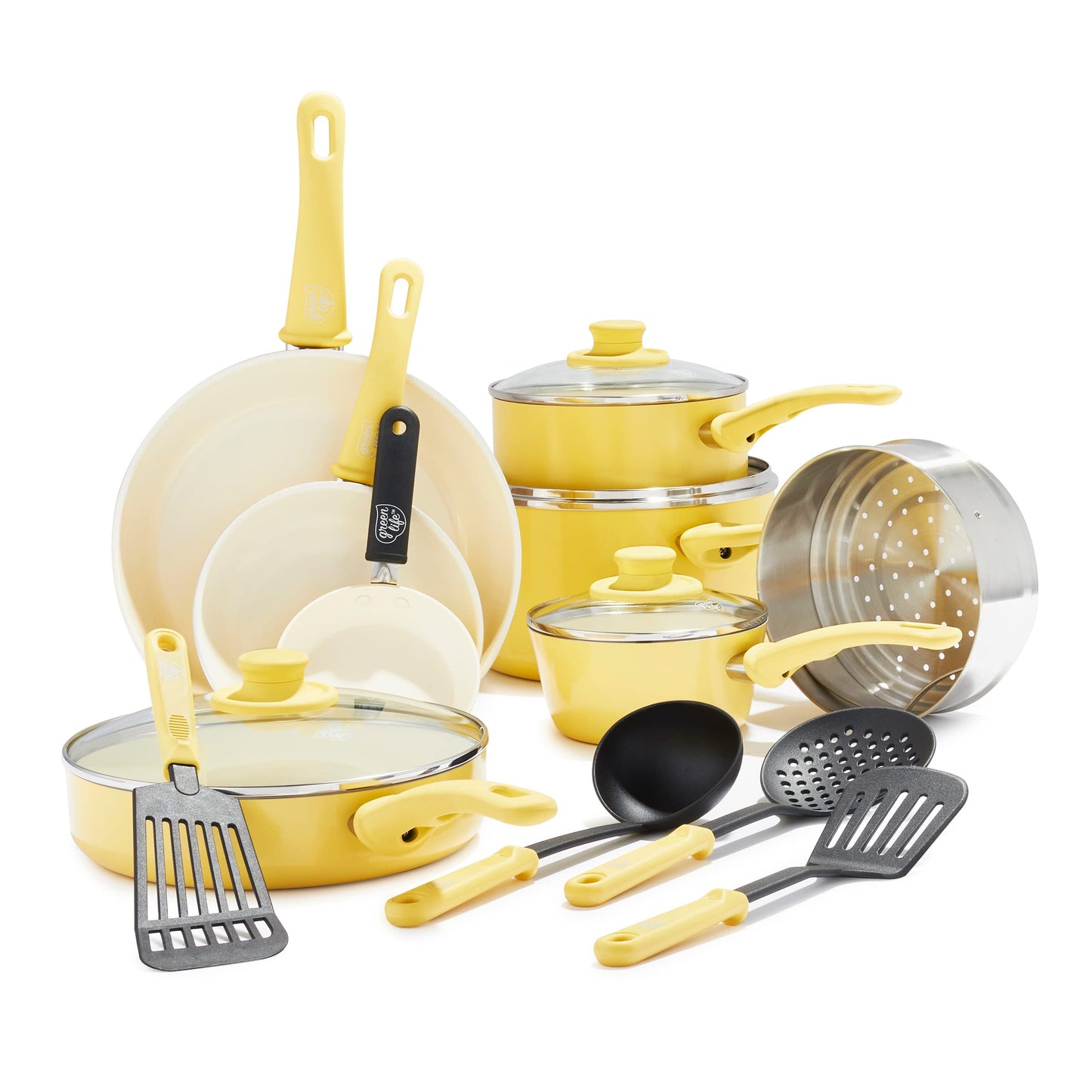 GreenLife 16-Pc Nonstick Cookware Set