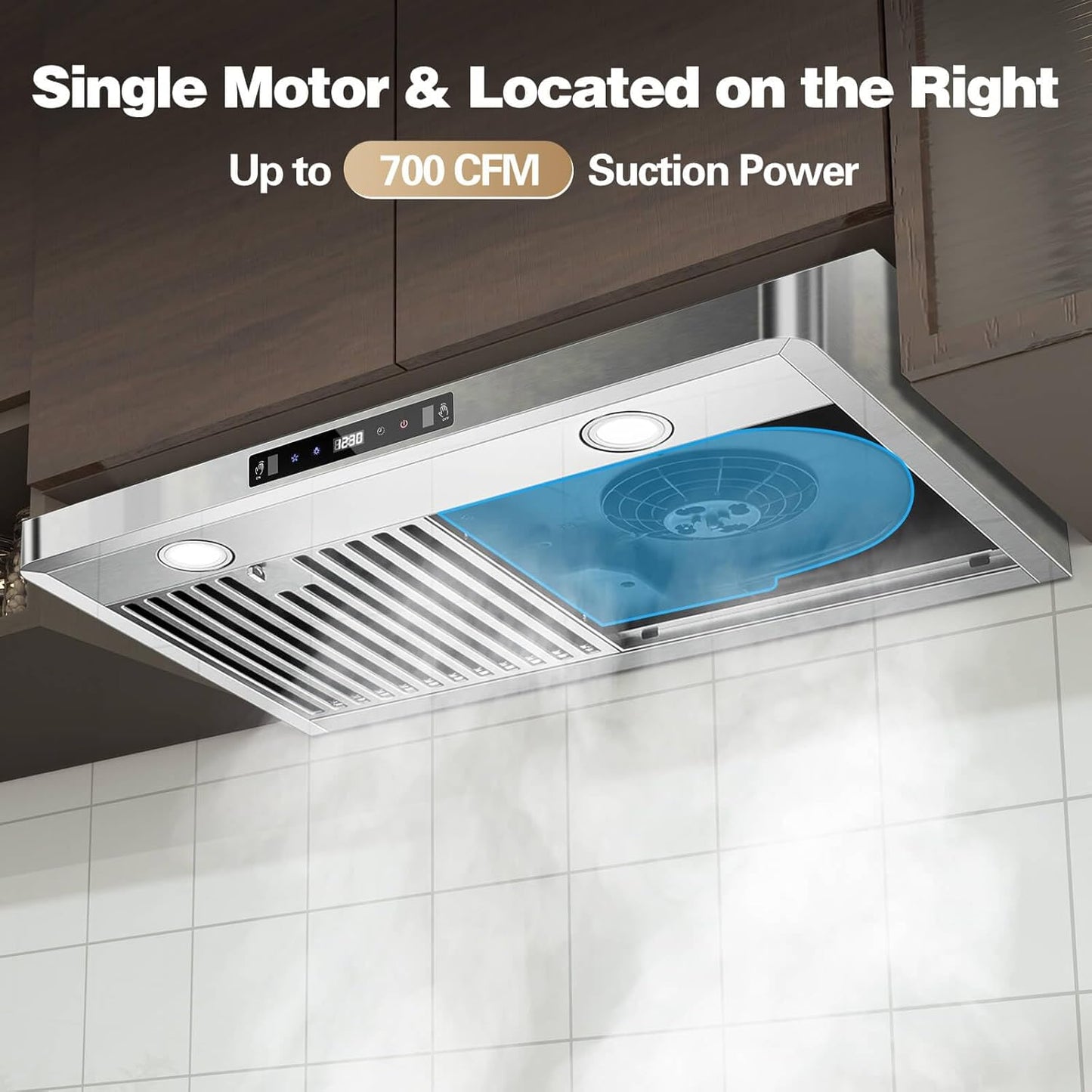 SNDOAS 30" Kitchen Range Hood – Stainless Steel