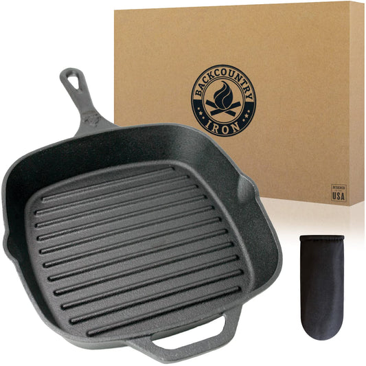 Backcountry 12" Cast Iron Grill Pan