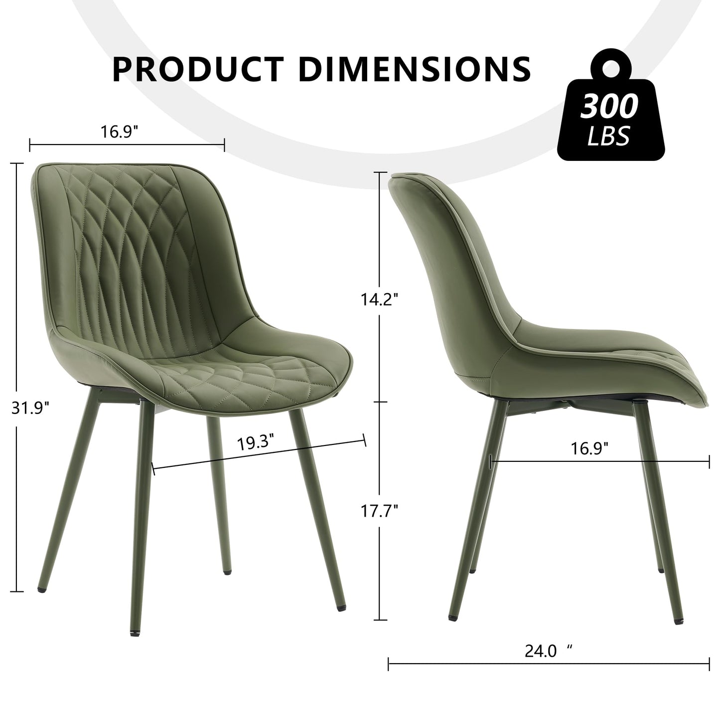 2 Mid-Century Dining Chairs