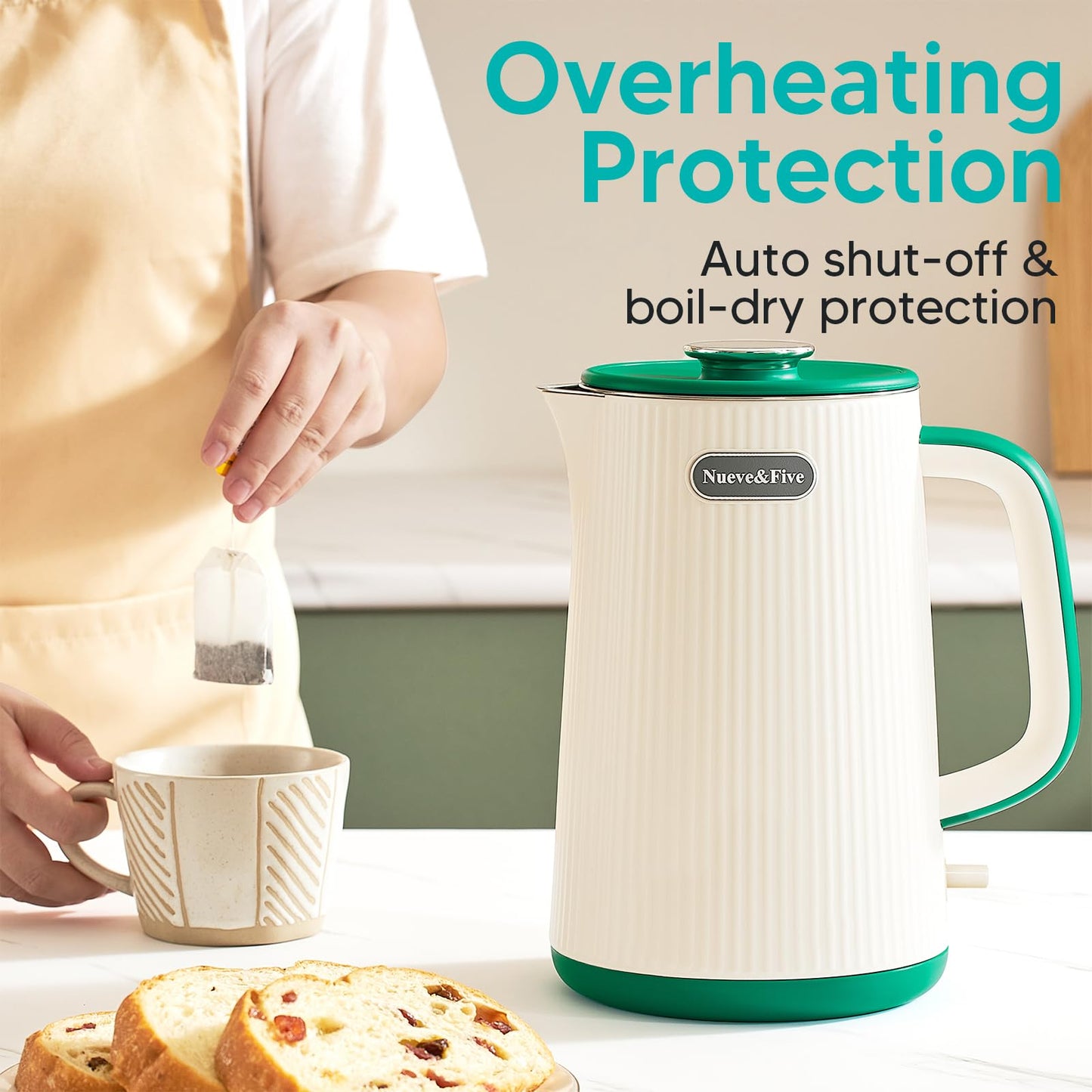 1.7L Electric Kettle – Nueve\&Five