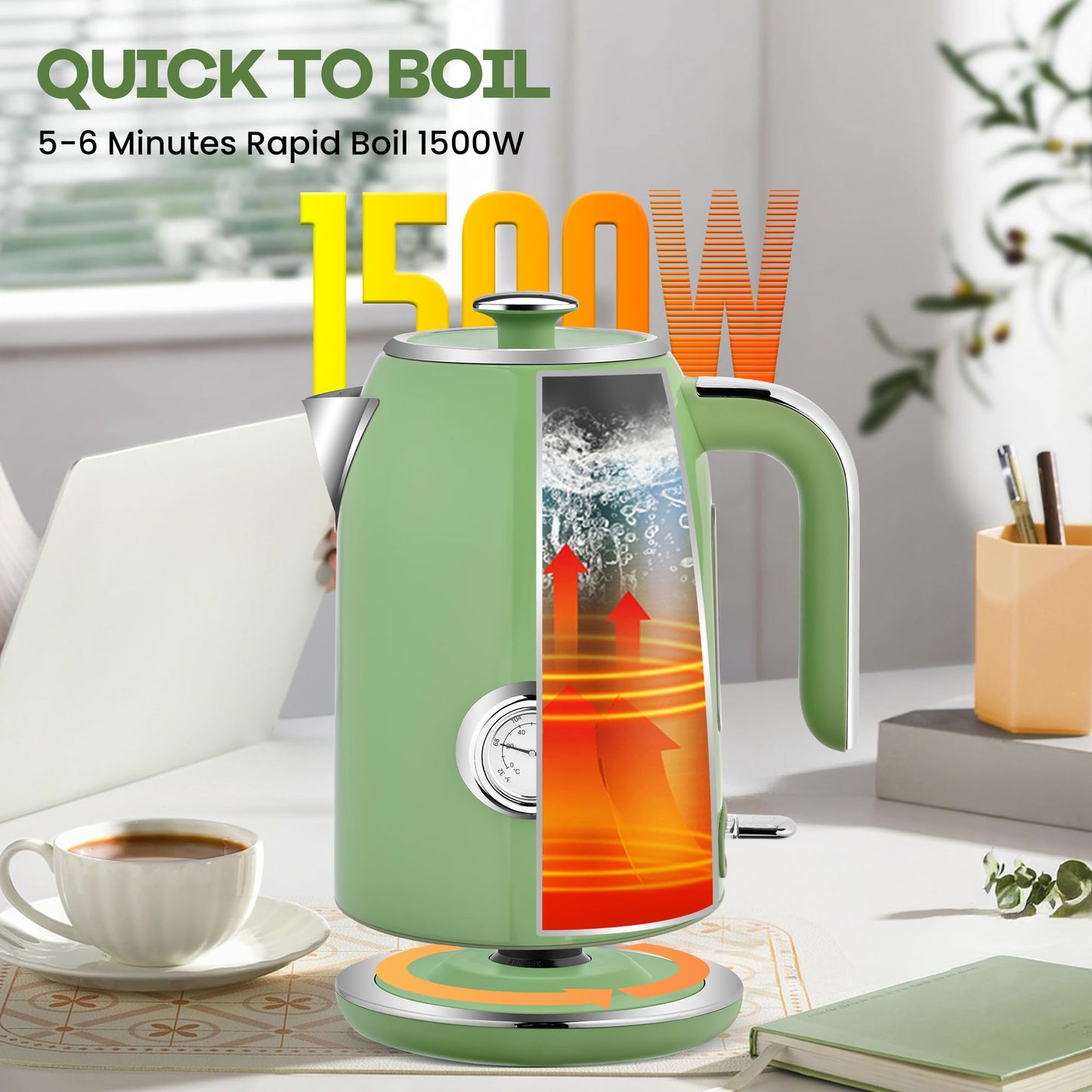 1.7L Electric Kettle – PUKOMC