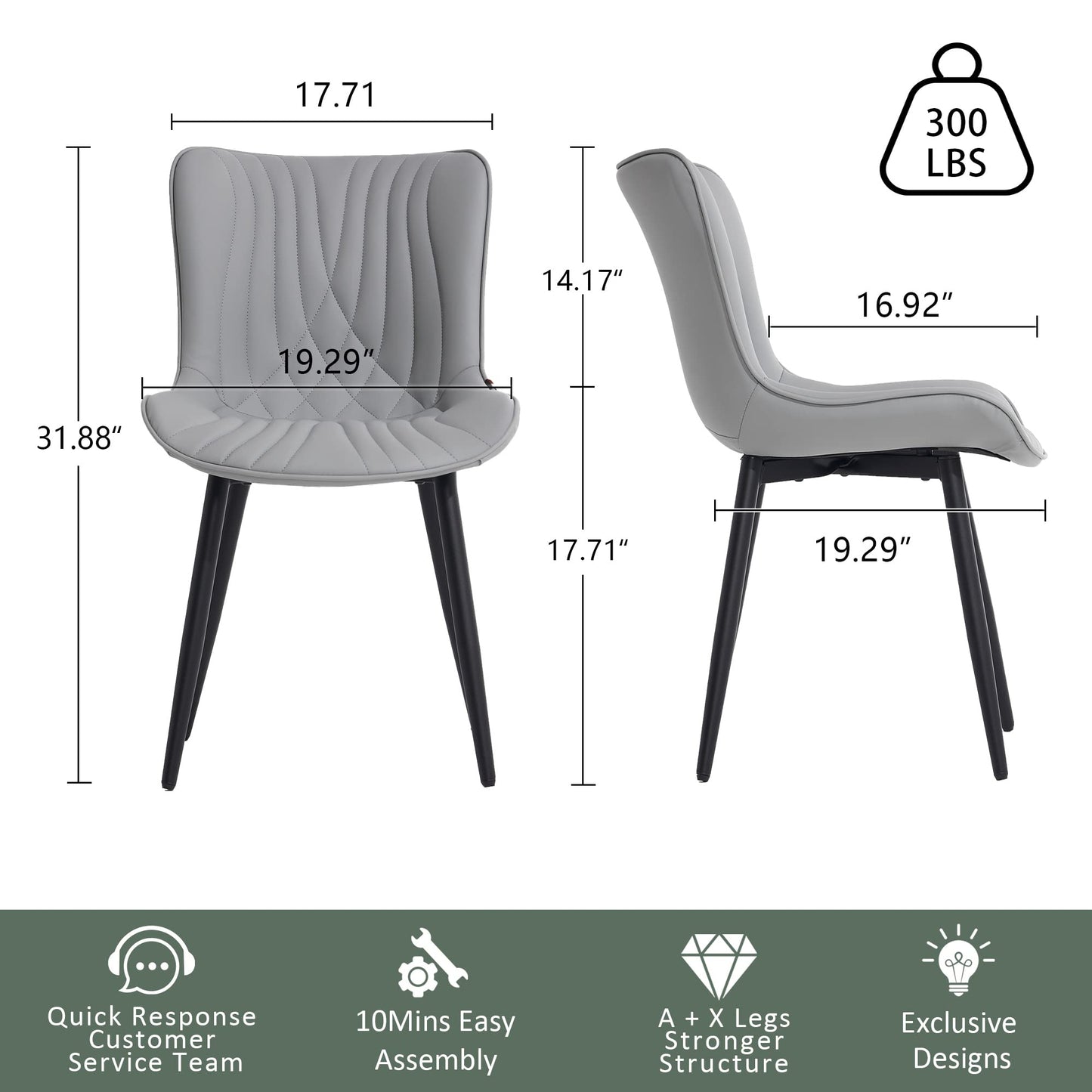 2 Mid-Century Dining Chairs