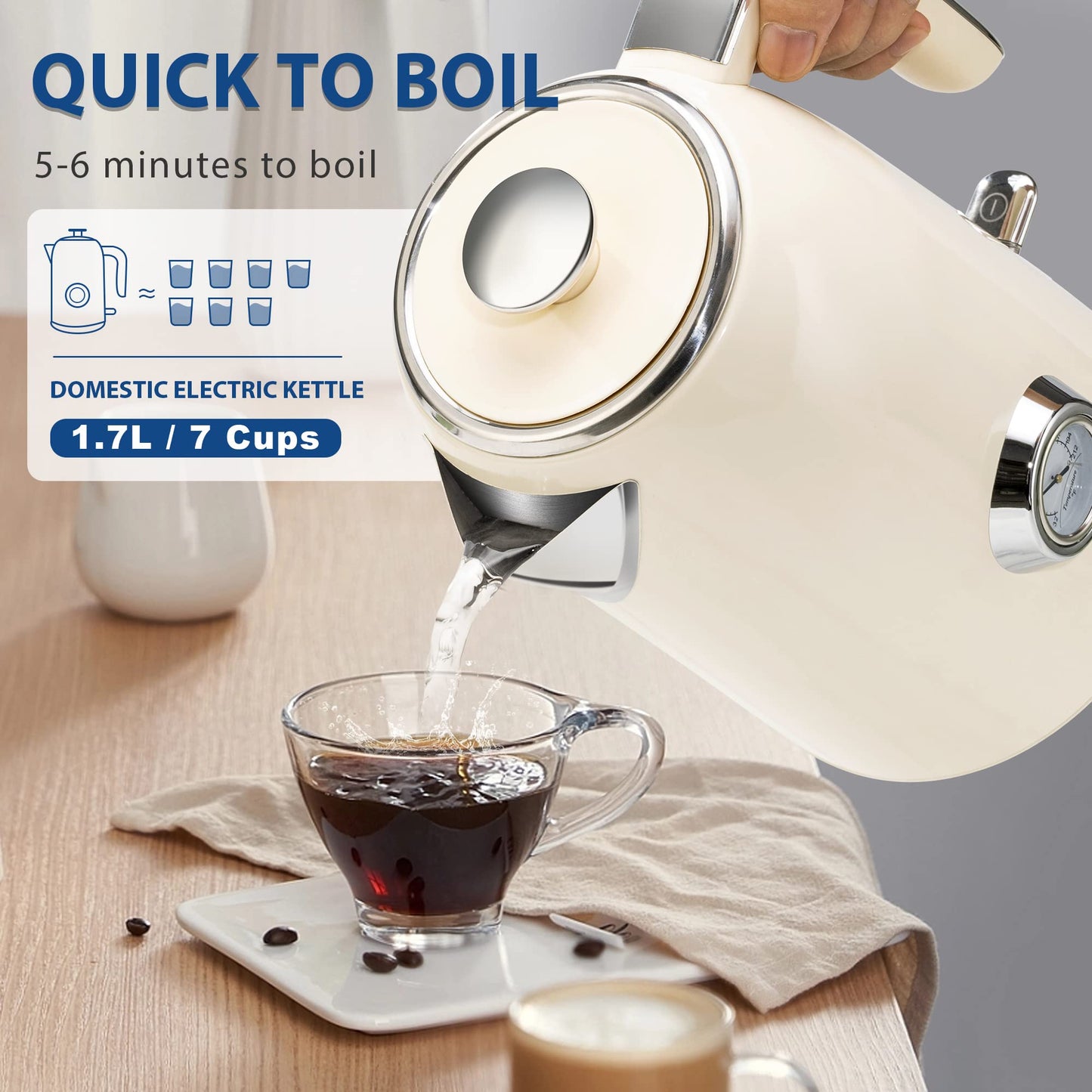 1.7L Electric Kettle – PUKOMC