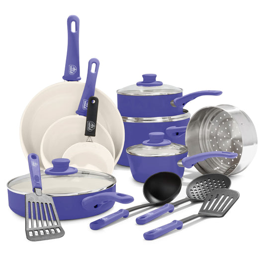 GreenLife 16-Pc Nonstick Cookware Set