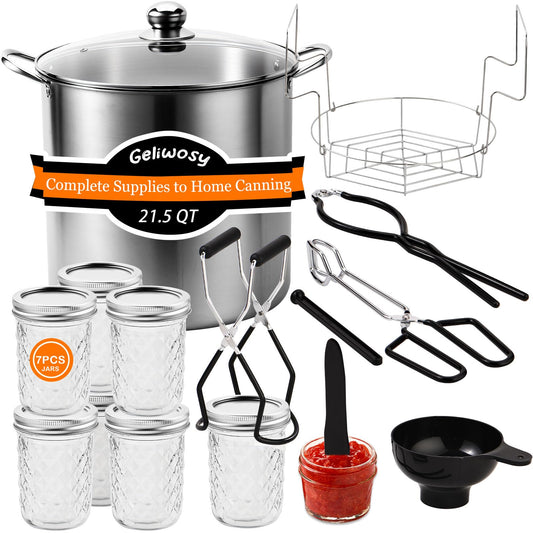 21.5 Qt Canning Kit with 7 Jars