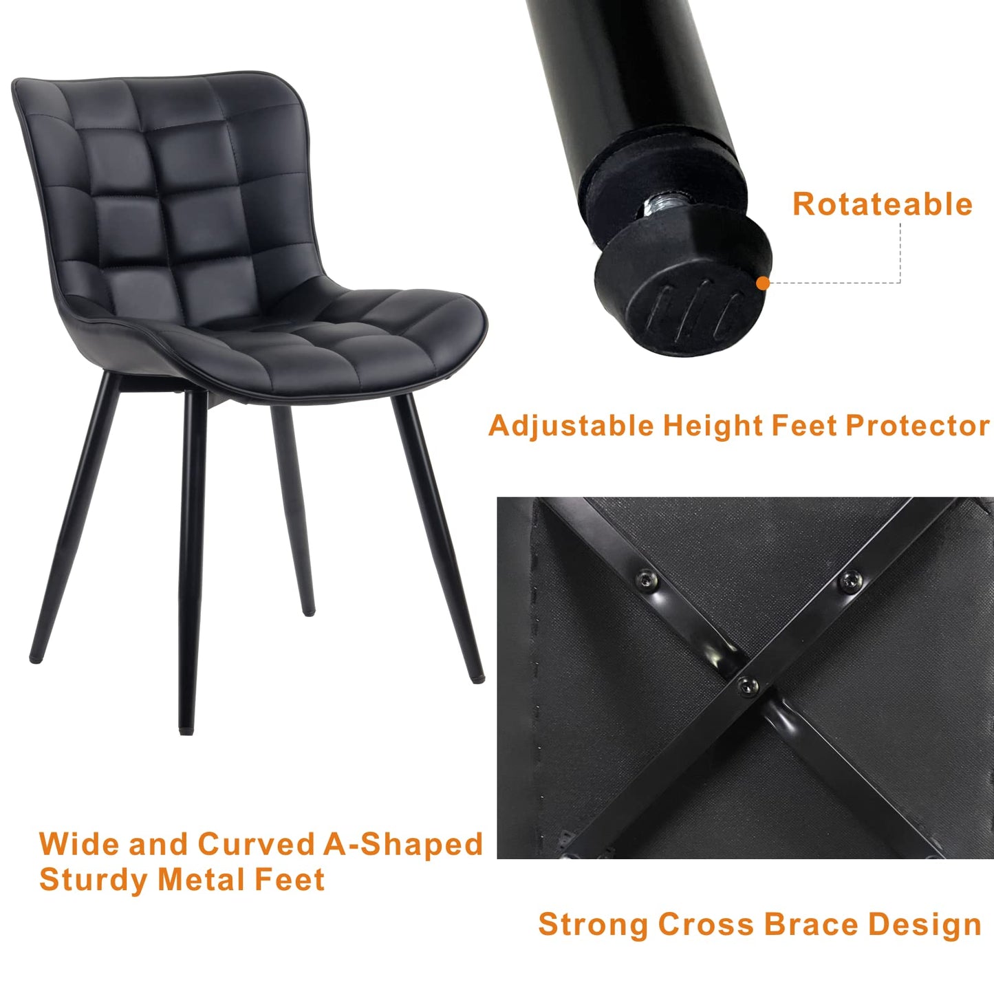 2 Mid-Century Dining Chairs