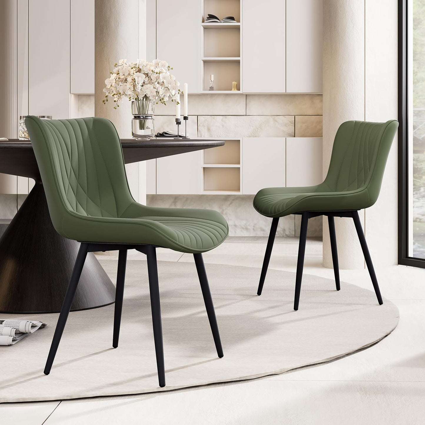2 Mid-Century Dining Chairs