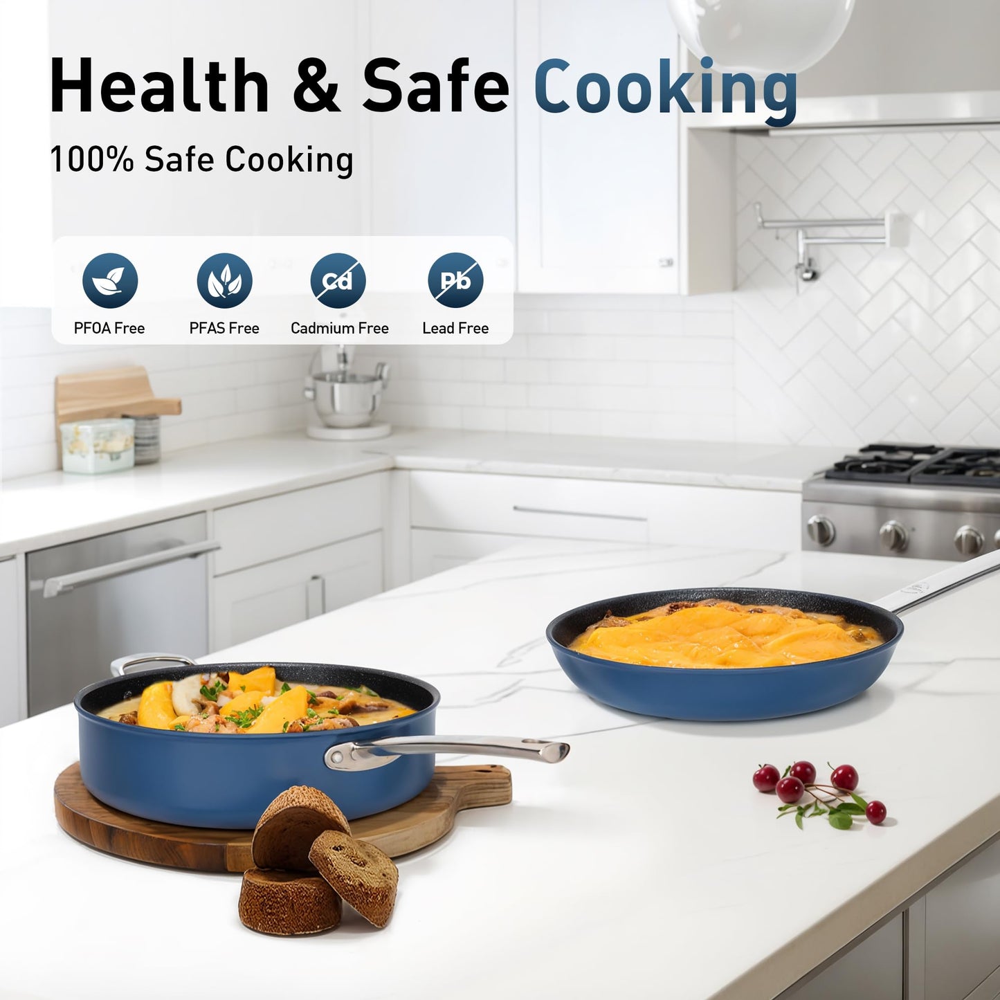 MAISON ARTS 2-Pc Fry Pan Set