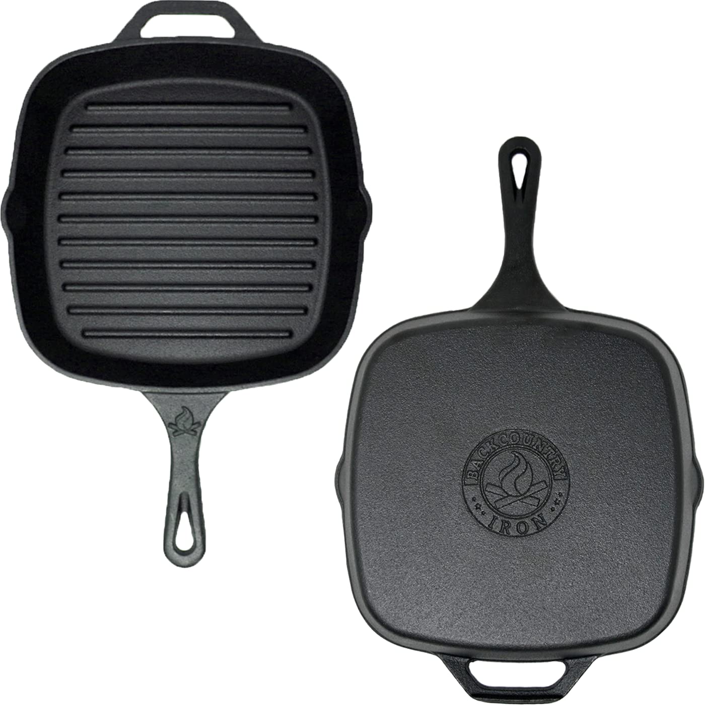 Backcountry 12" Cast Iron Grill Pan