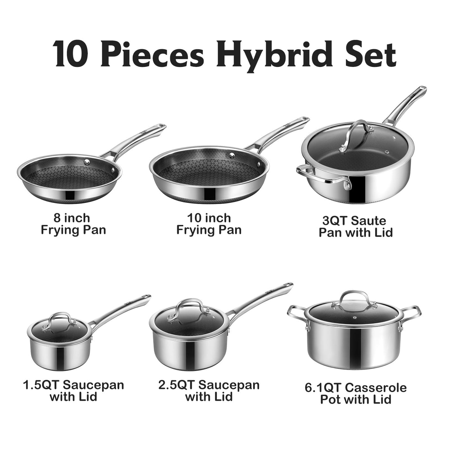 SNOWCLAD 14-Pc Cookware Set