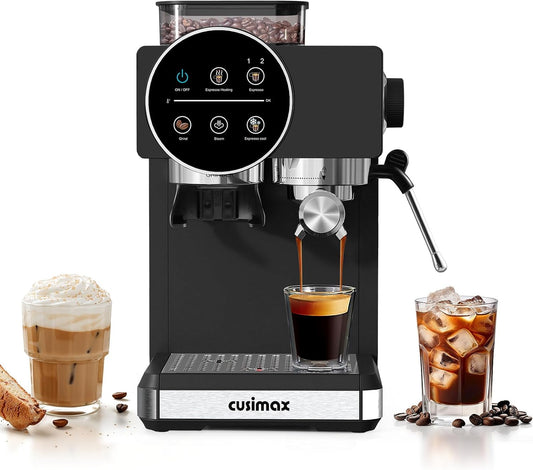 CUSIMAX 20-Bar Espresso & Cappuccino Machine
