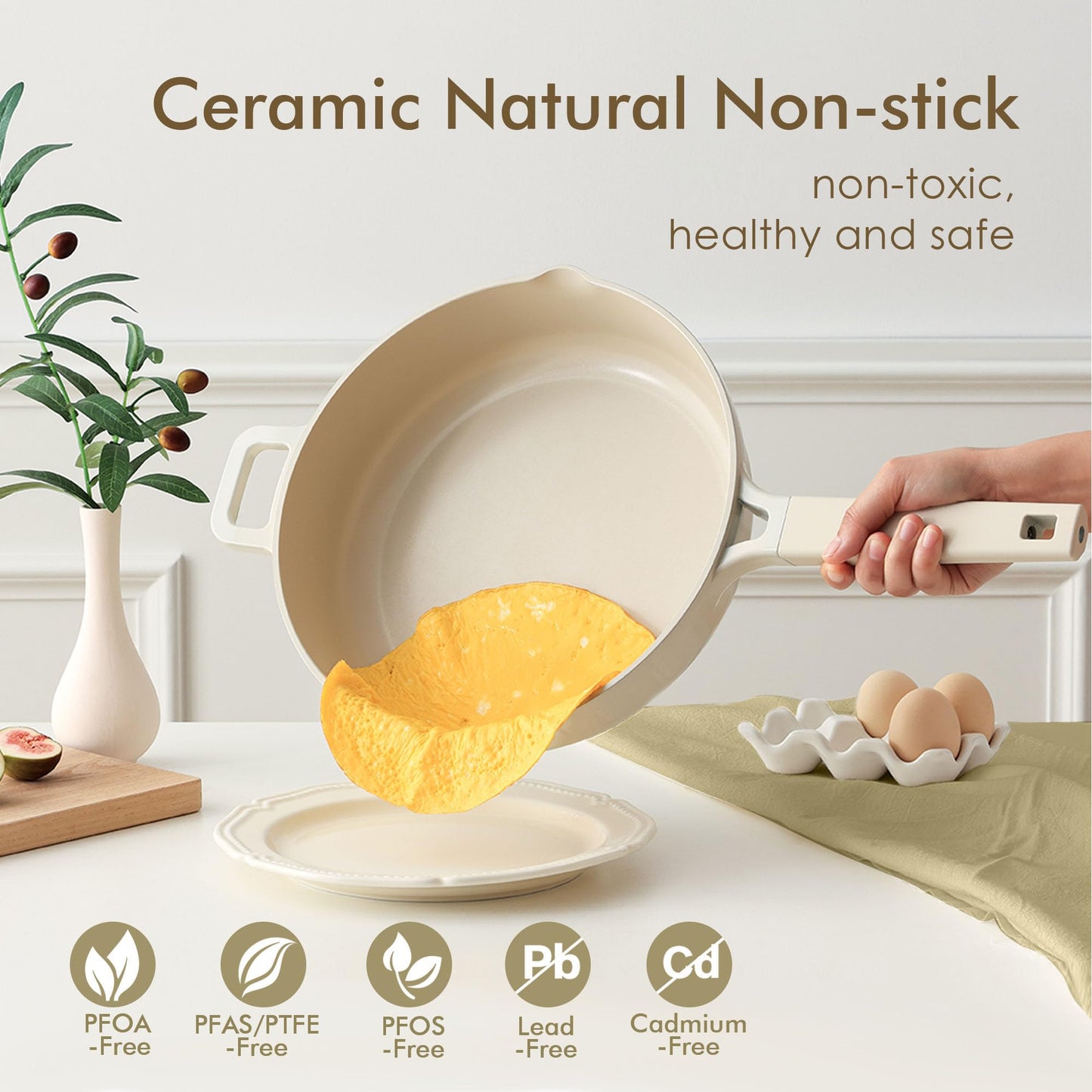 SENSARTE 14-Pc Cookware