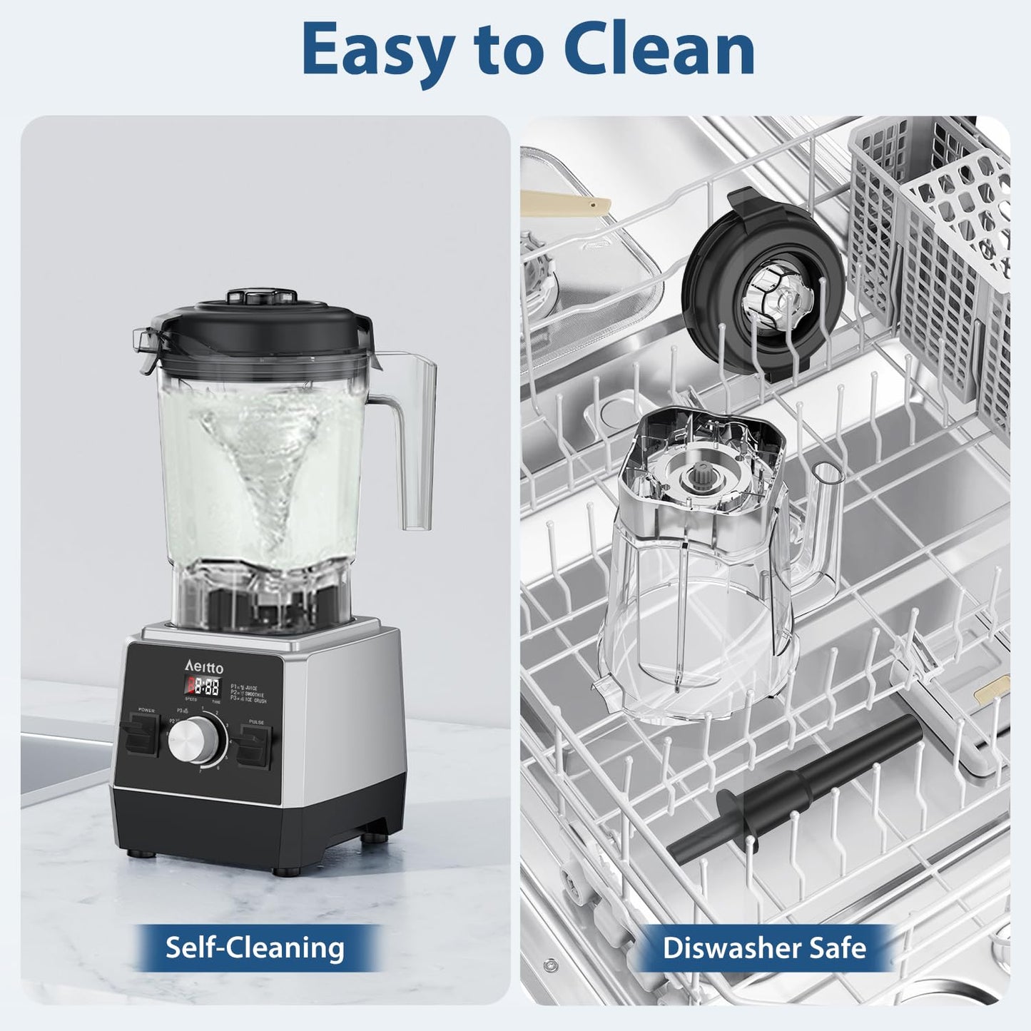 Aeitto 1500W Countertop Blender