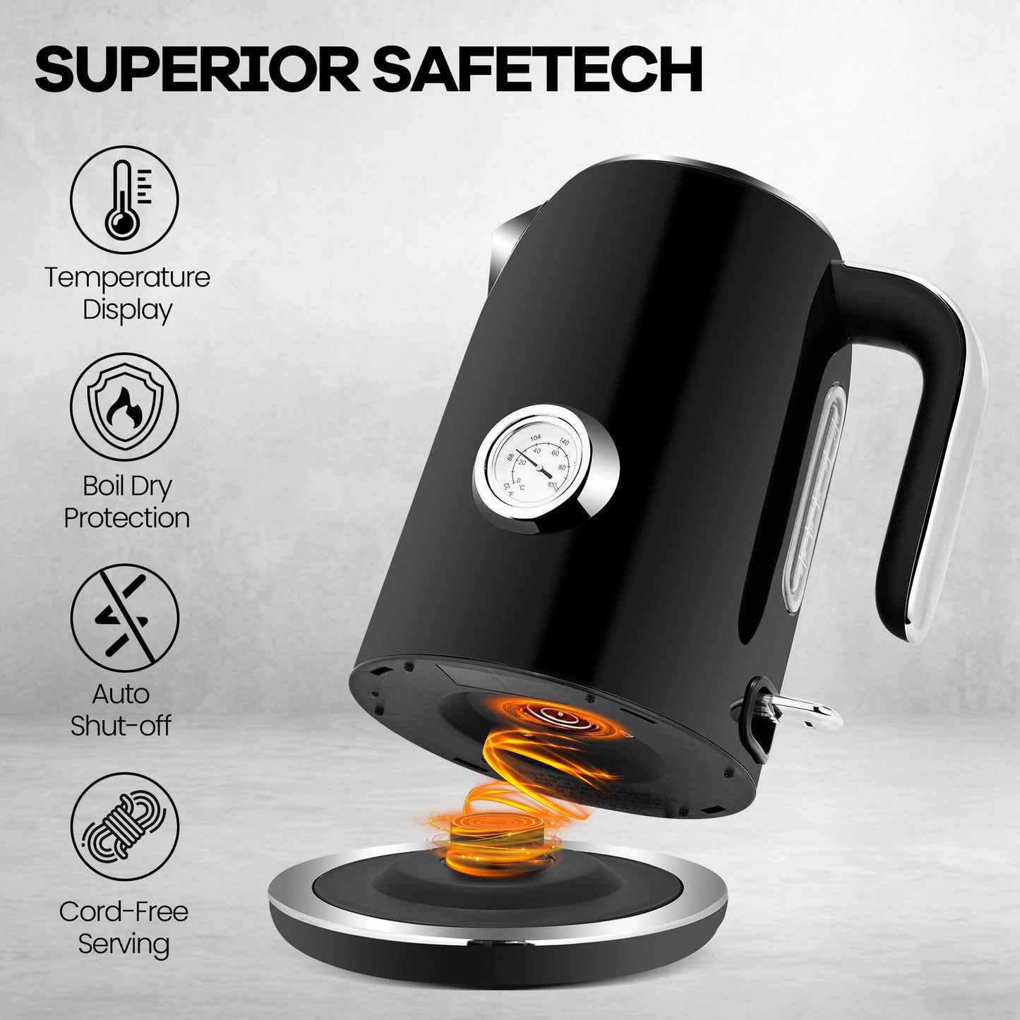 1.7L Electric Kettle – PUKOMC
