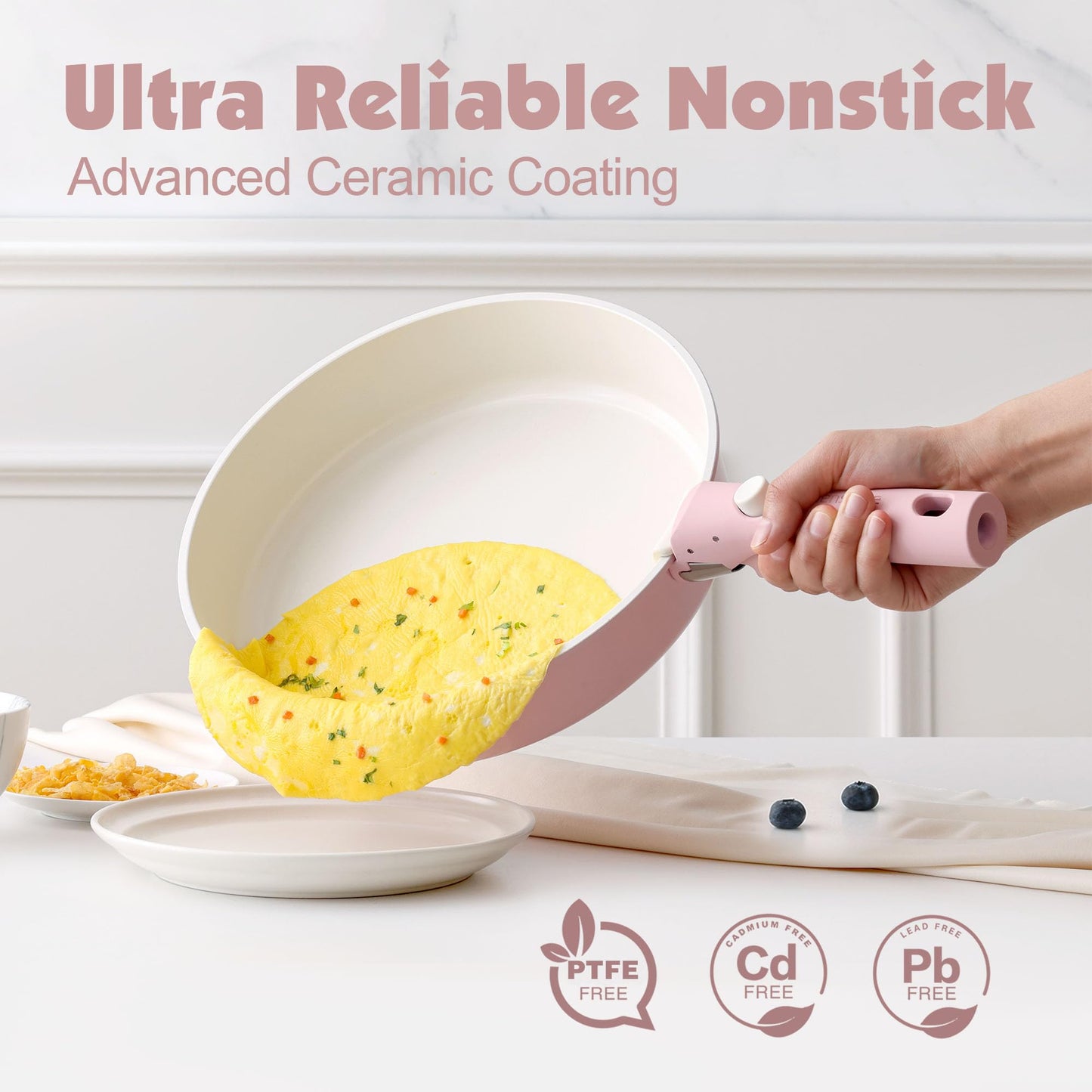 SENSARTE 17-Pc Cookware Set