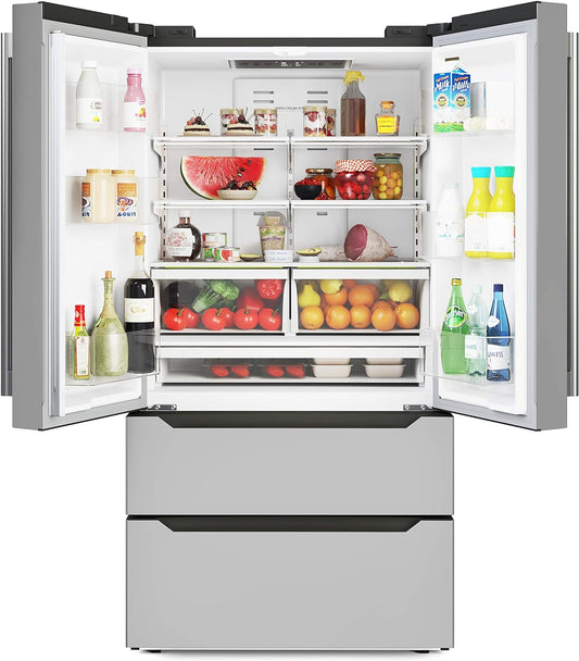 KoolMore 22.5 cu.ft Silver Fridge