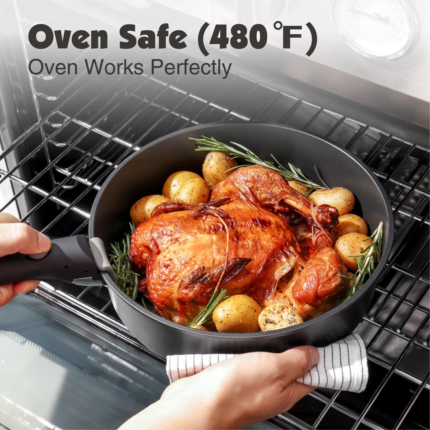 SENSARTE 17-Pc Cookware Set