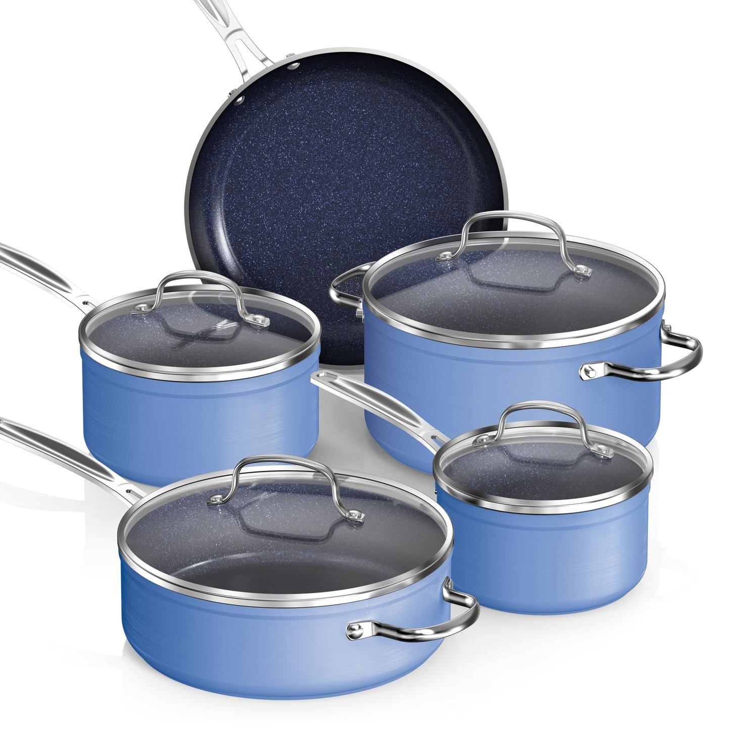 Nuwave 3-Pc Ceramic Fry Pan Set