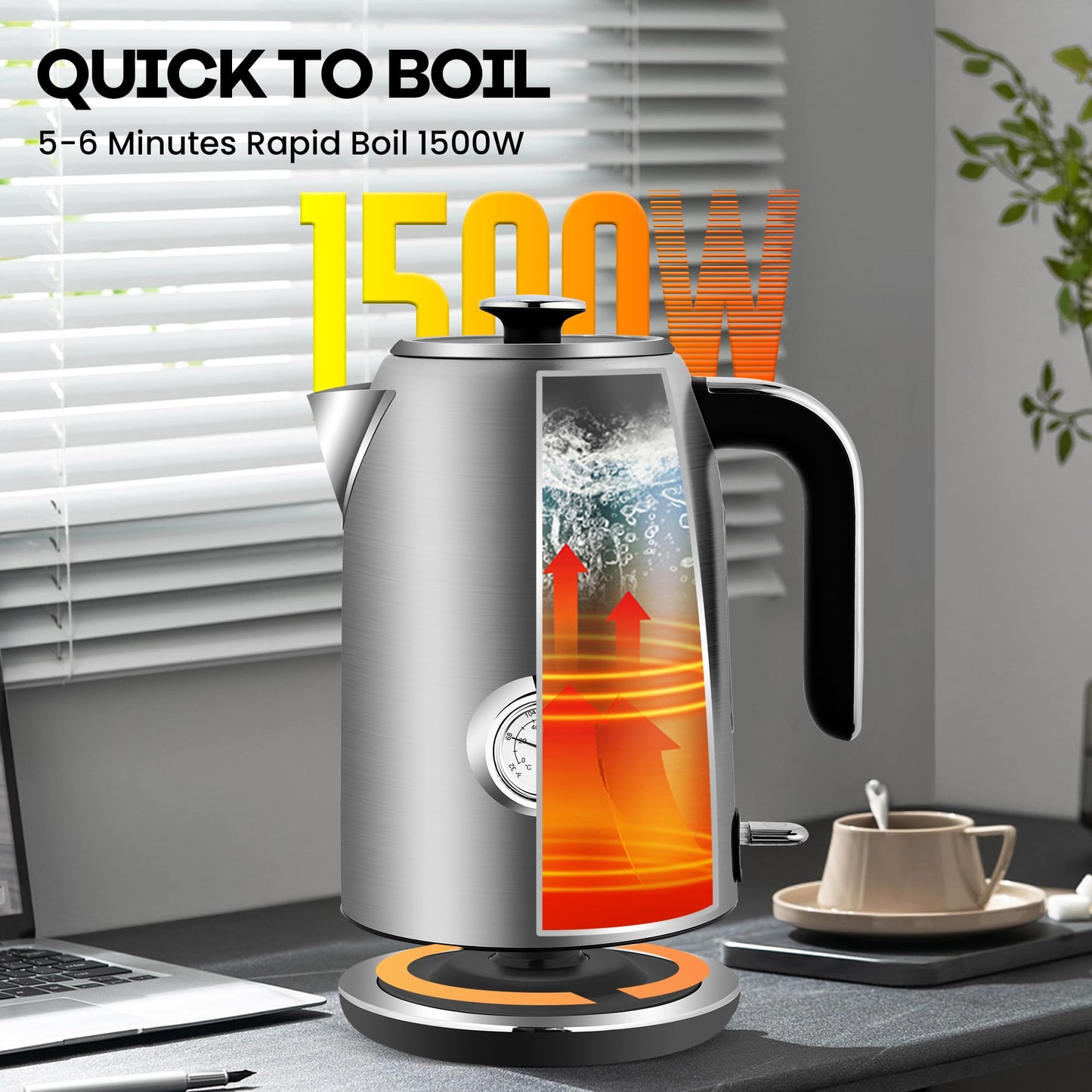 1.7L Electric Kettle – PUKOMC
