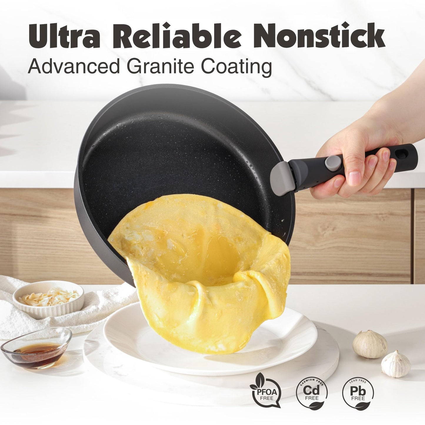 SENSARTE 17-Pc Cookware Set