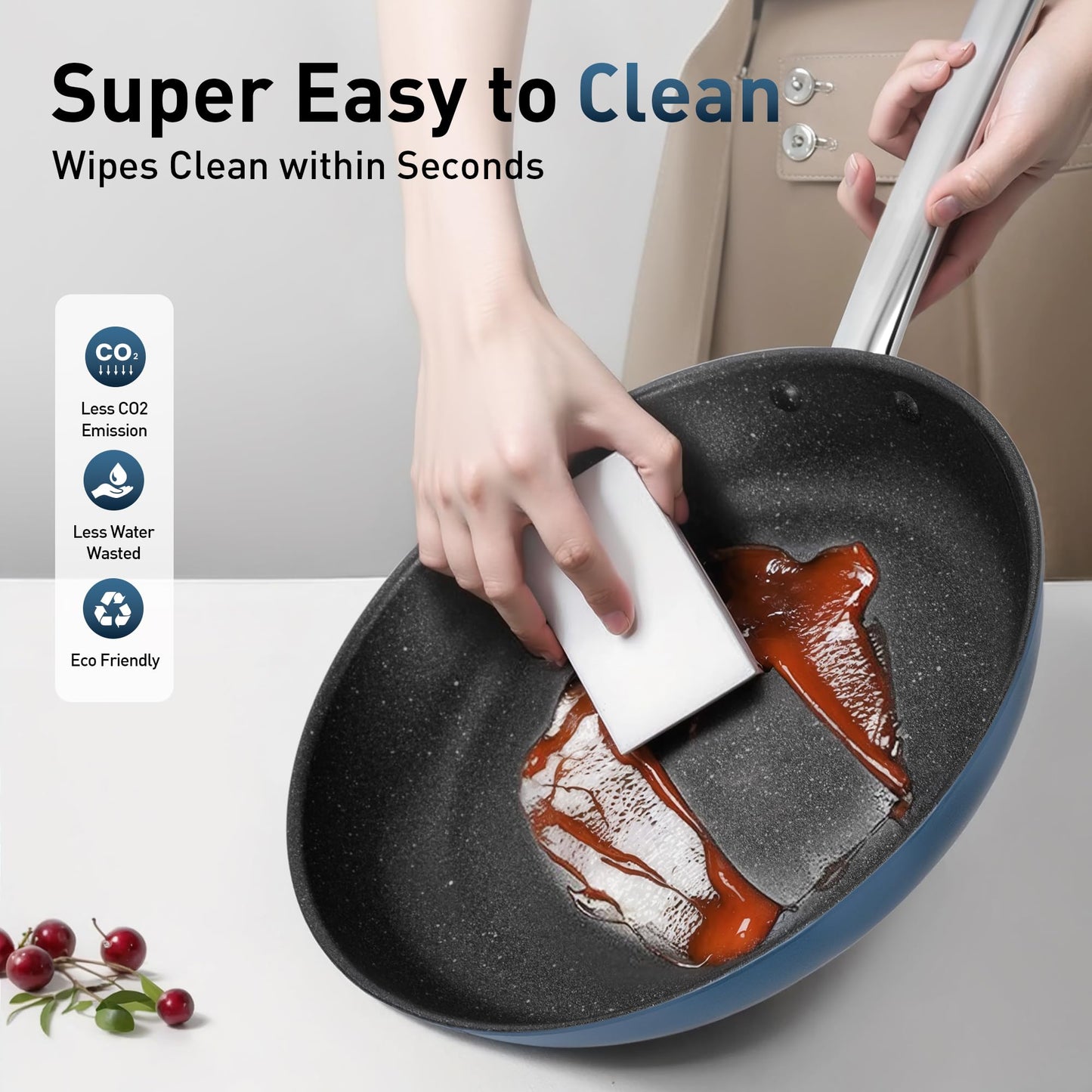 MAISON ARTS 2-Pc Fry Pan Set