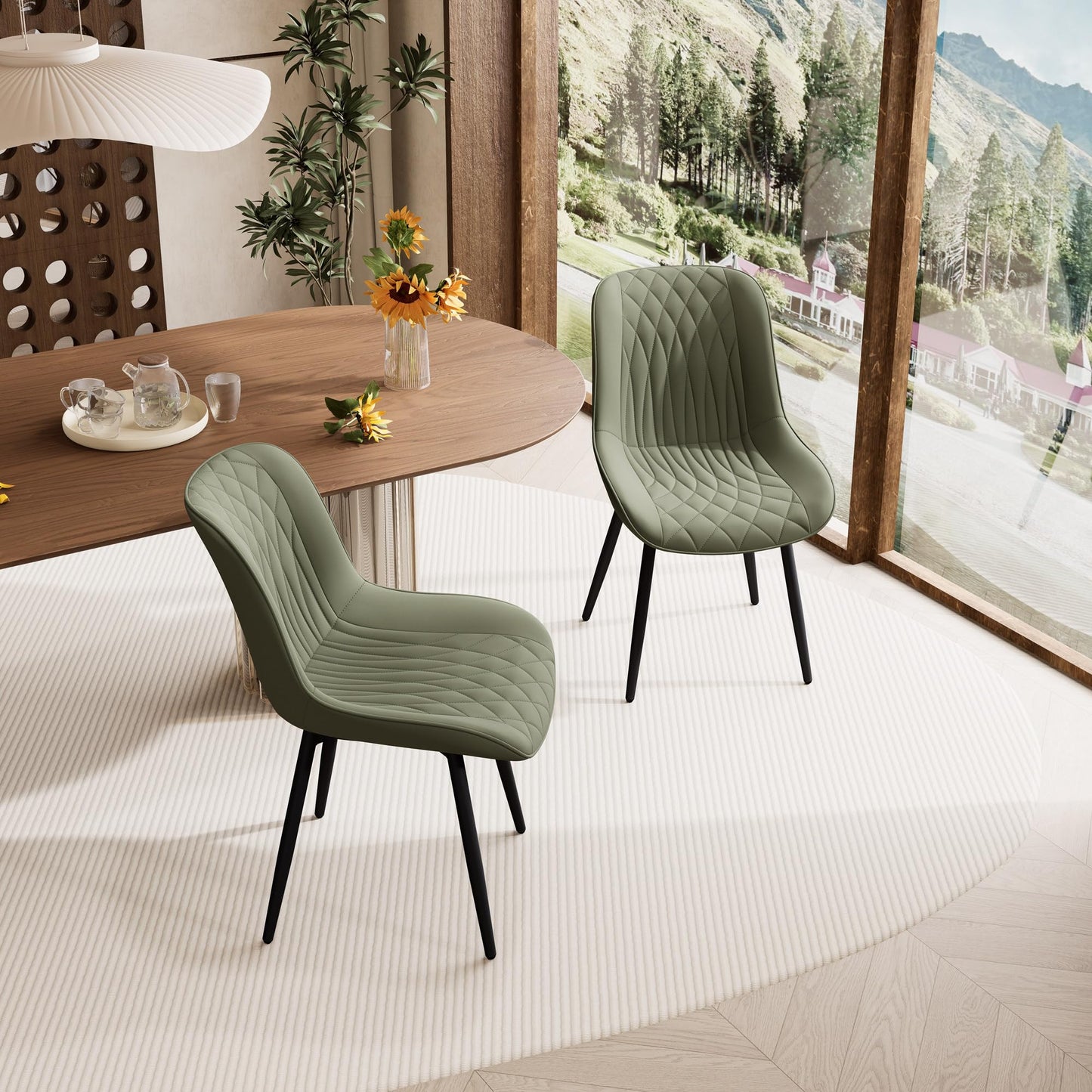 2 Mid-Century Dining Chairs