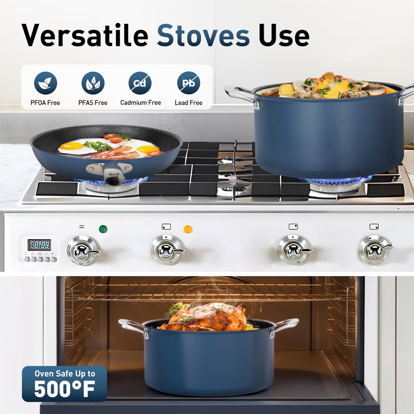 MAISON ARTS 2-Pc Fry Pan Set