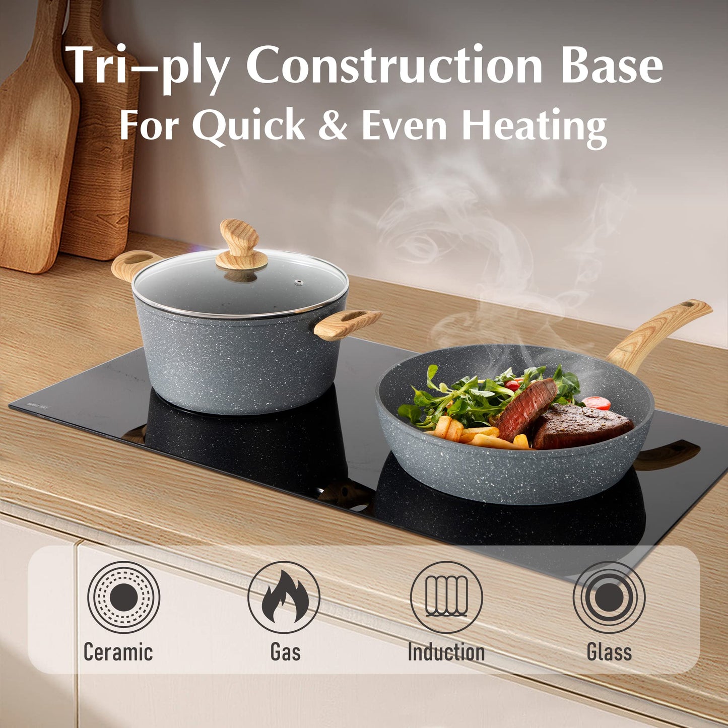MAISON ARTS 12-Pc Cookware Set