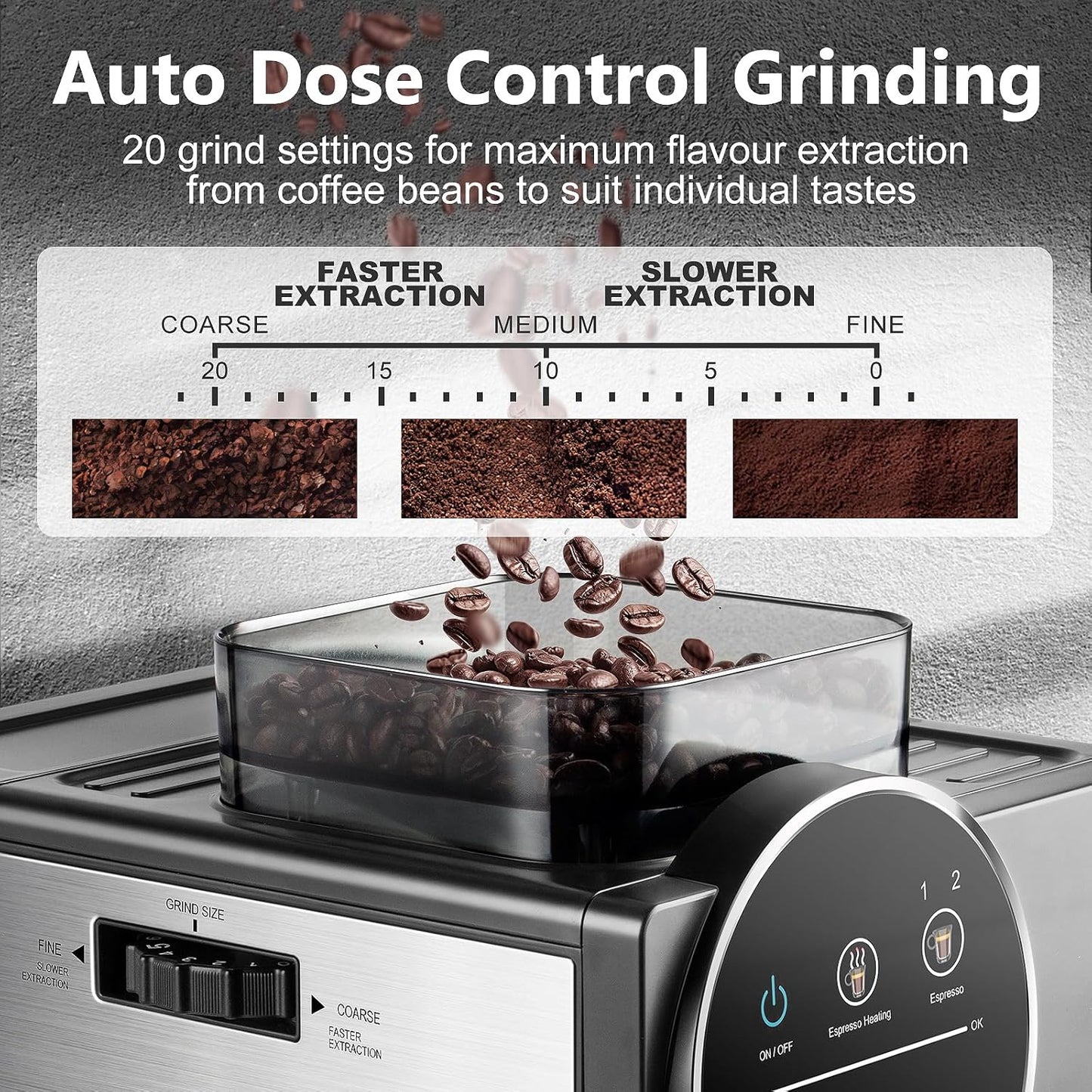 CUSIMAX Espresso Machine with Milk Frother