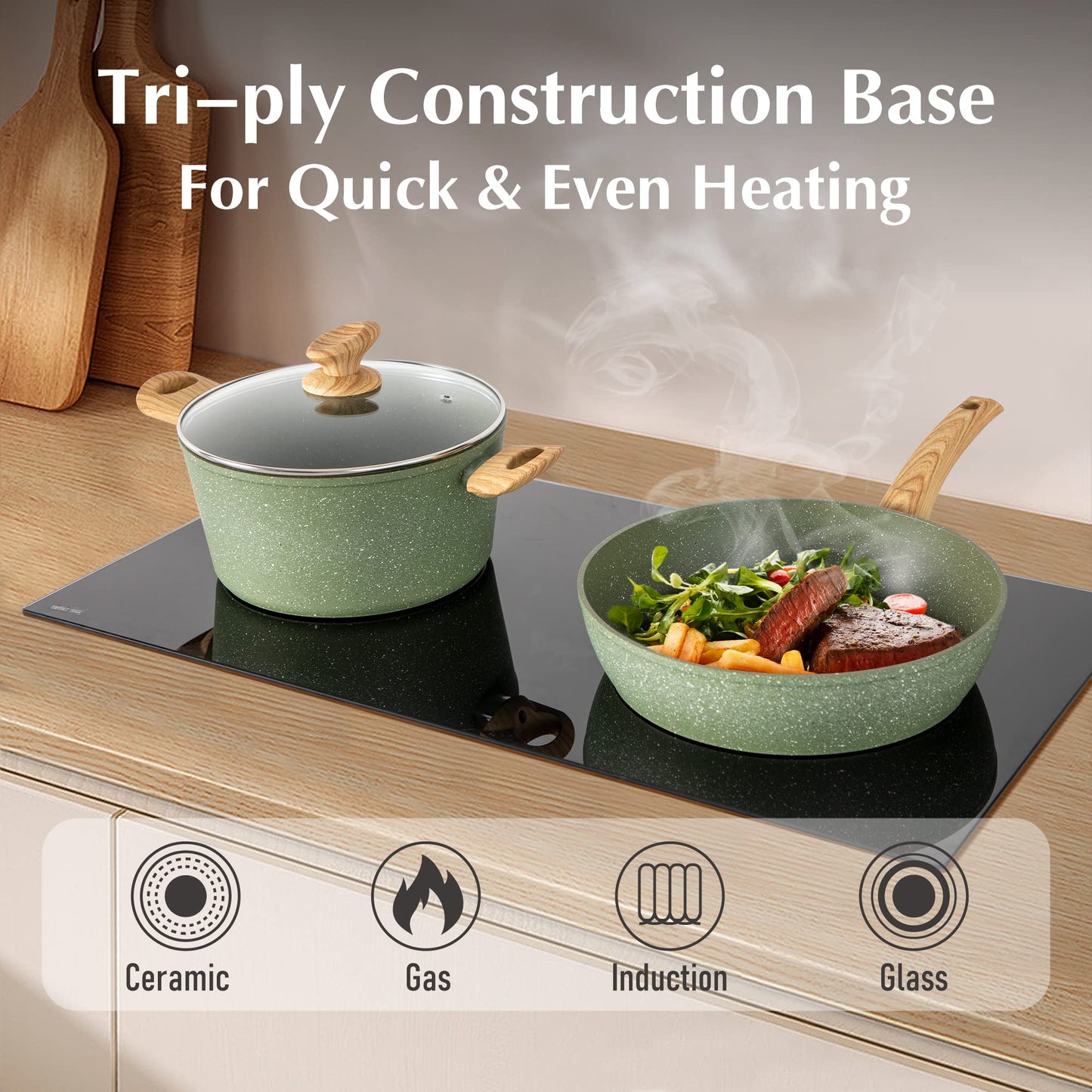 MAISON ARTS 12-Pc Cookware Set