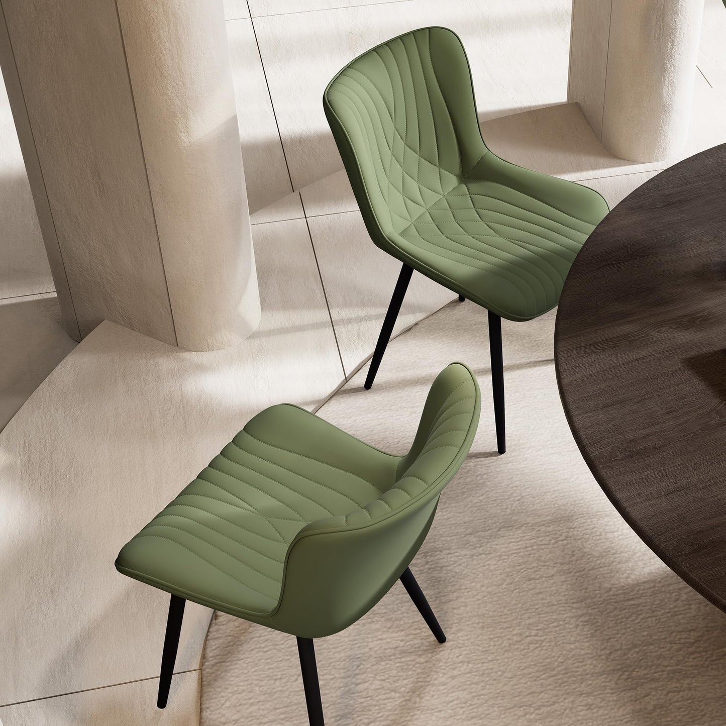 2 Mid-Century Dining Chairs