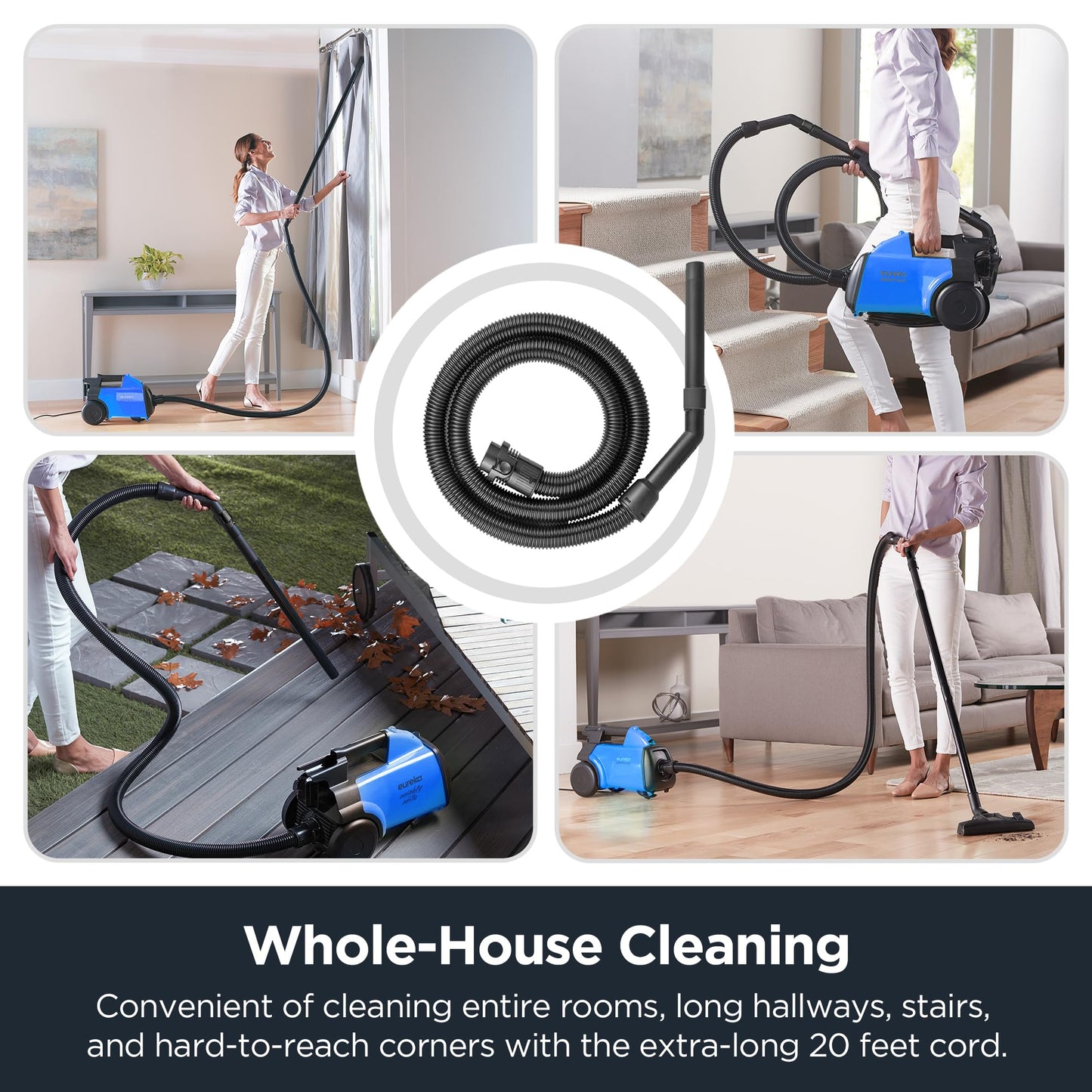 Eureka 3670M Canister Vacuum – Yellow