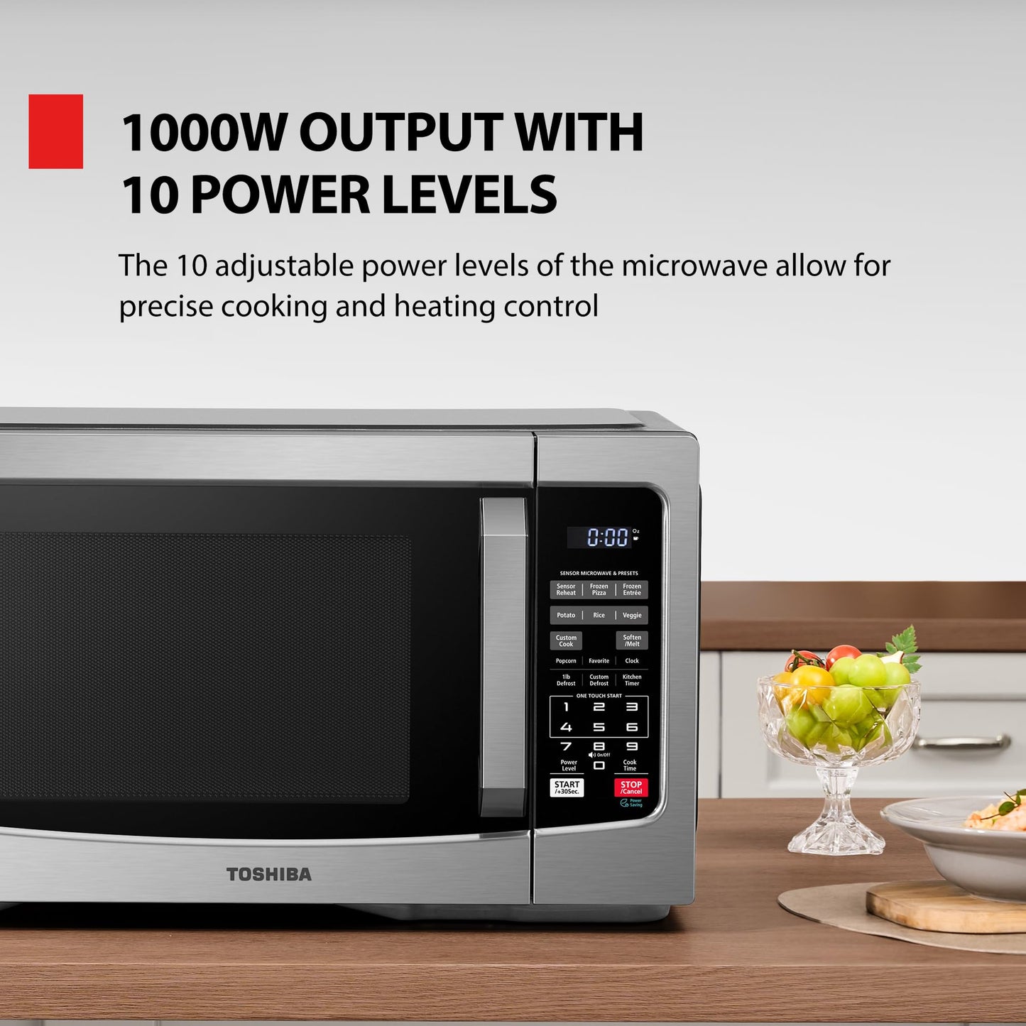 Toshiba 1.6 Cu.ft Microwave Oven