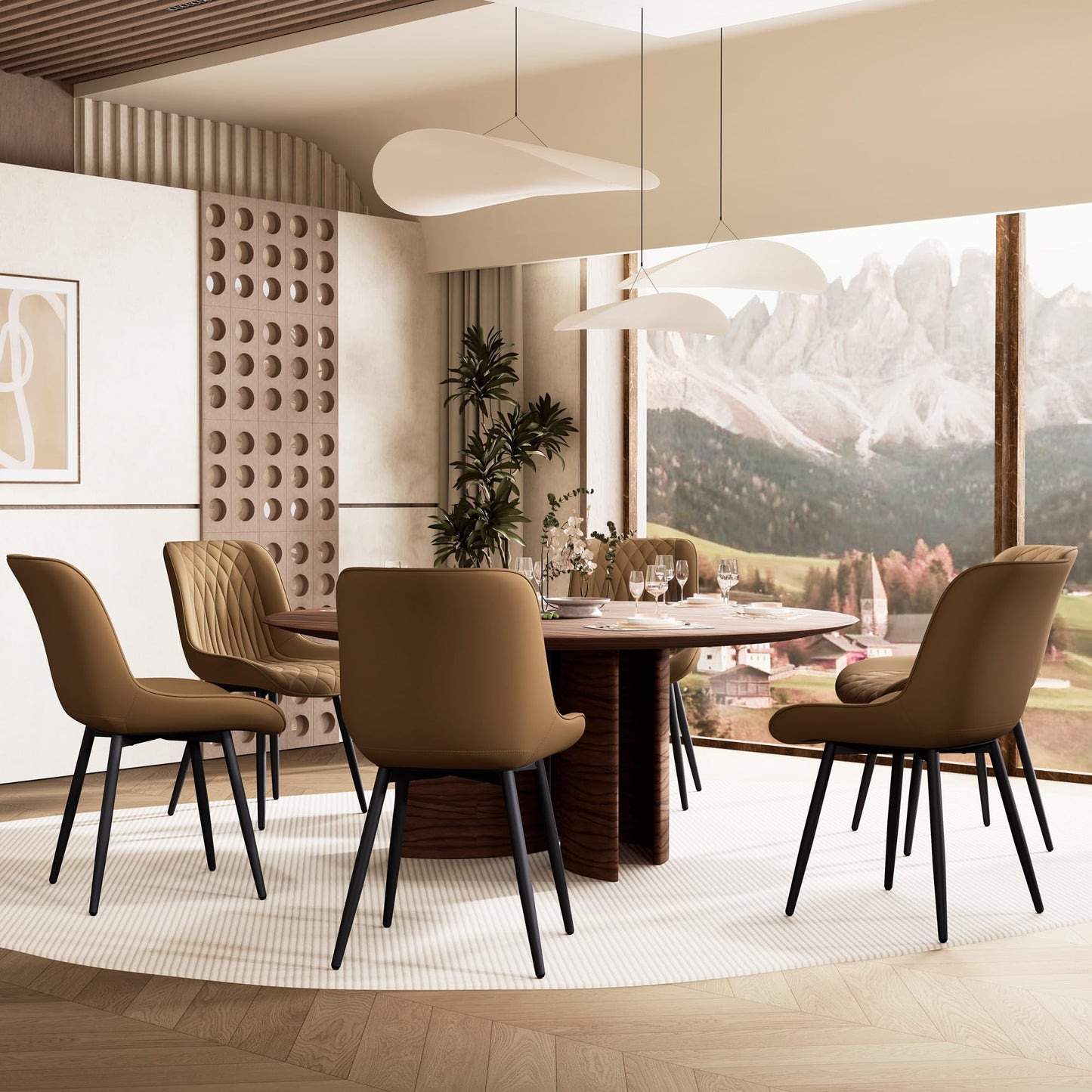 2 Mid-Century Dining Chairs