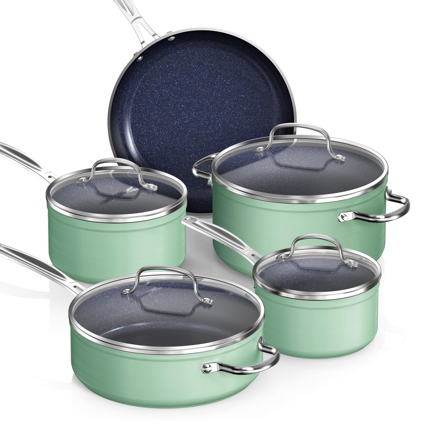 Nuwave 3-Pc Ceramic Fry Pan Set