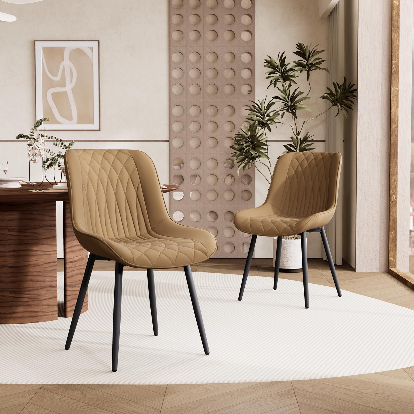 2 Mid-Century Dining Chairs