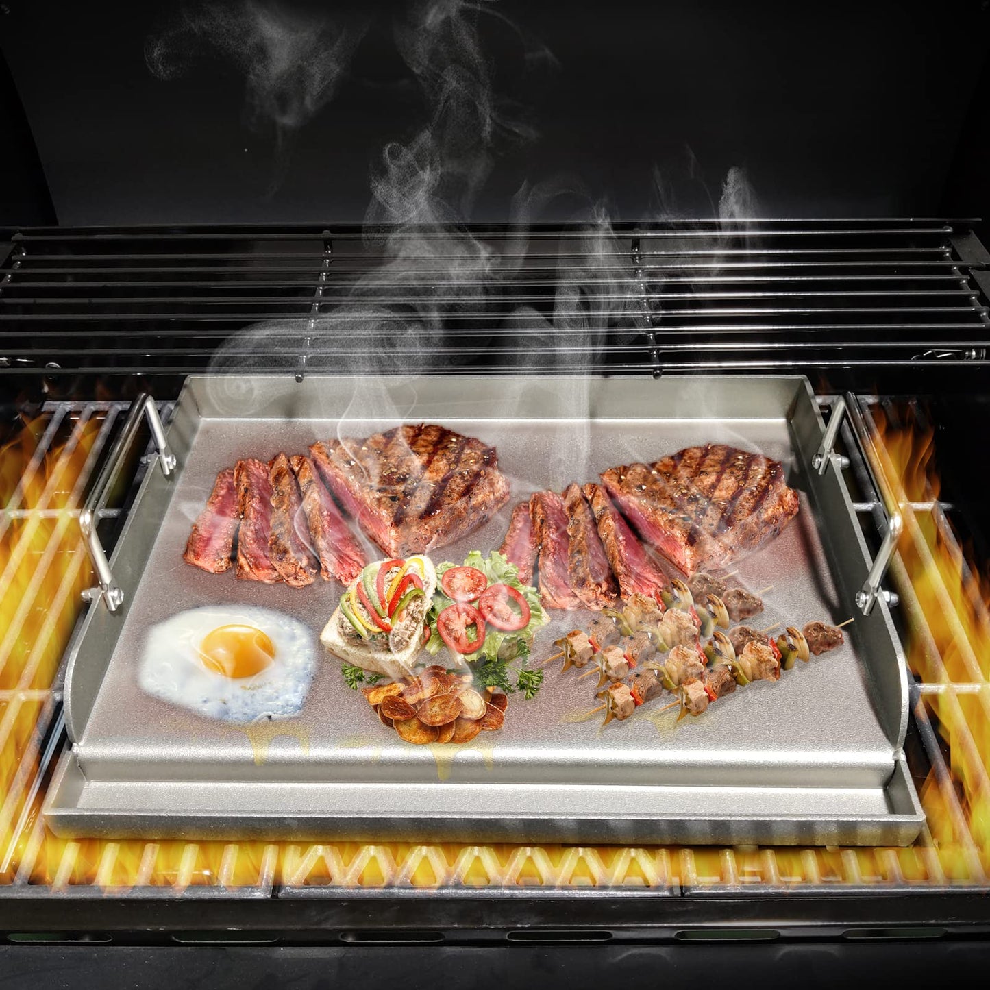 Cast Iron Nanoceramic Grill Griddle