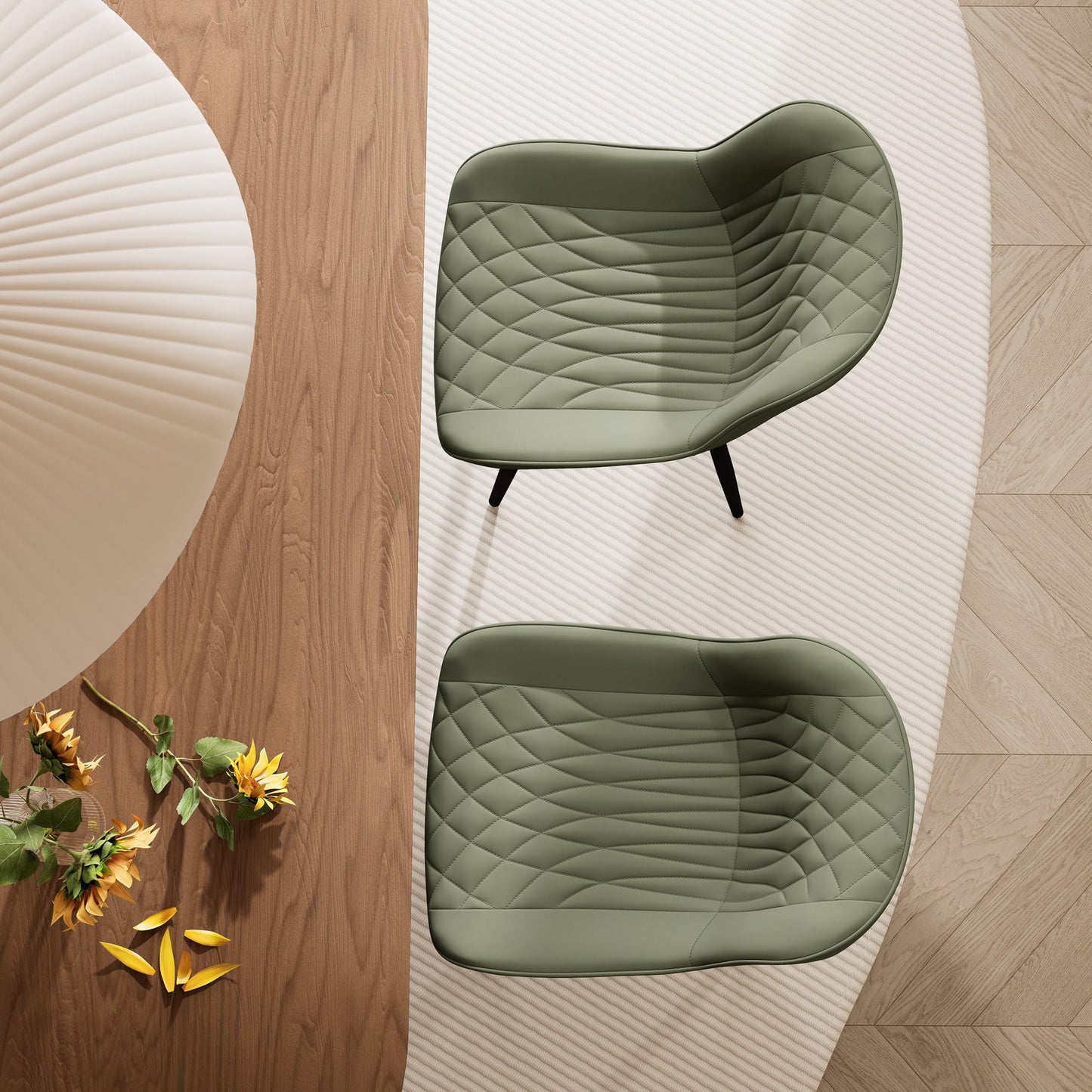 2 Mid-Century Dining Chairs